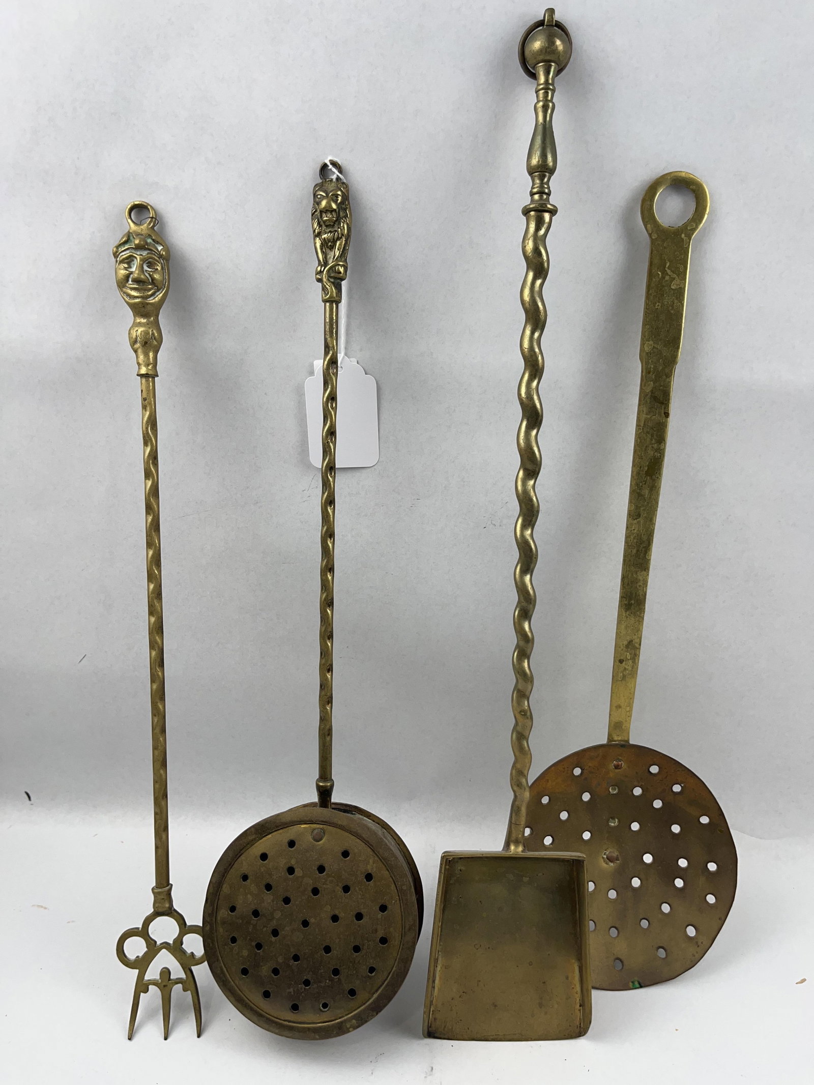Antique Style Brass Fireside Tools (1 of 12)