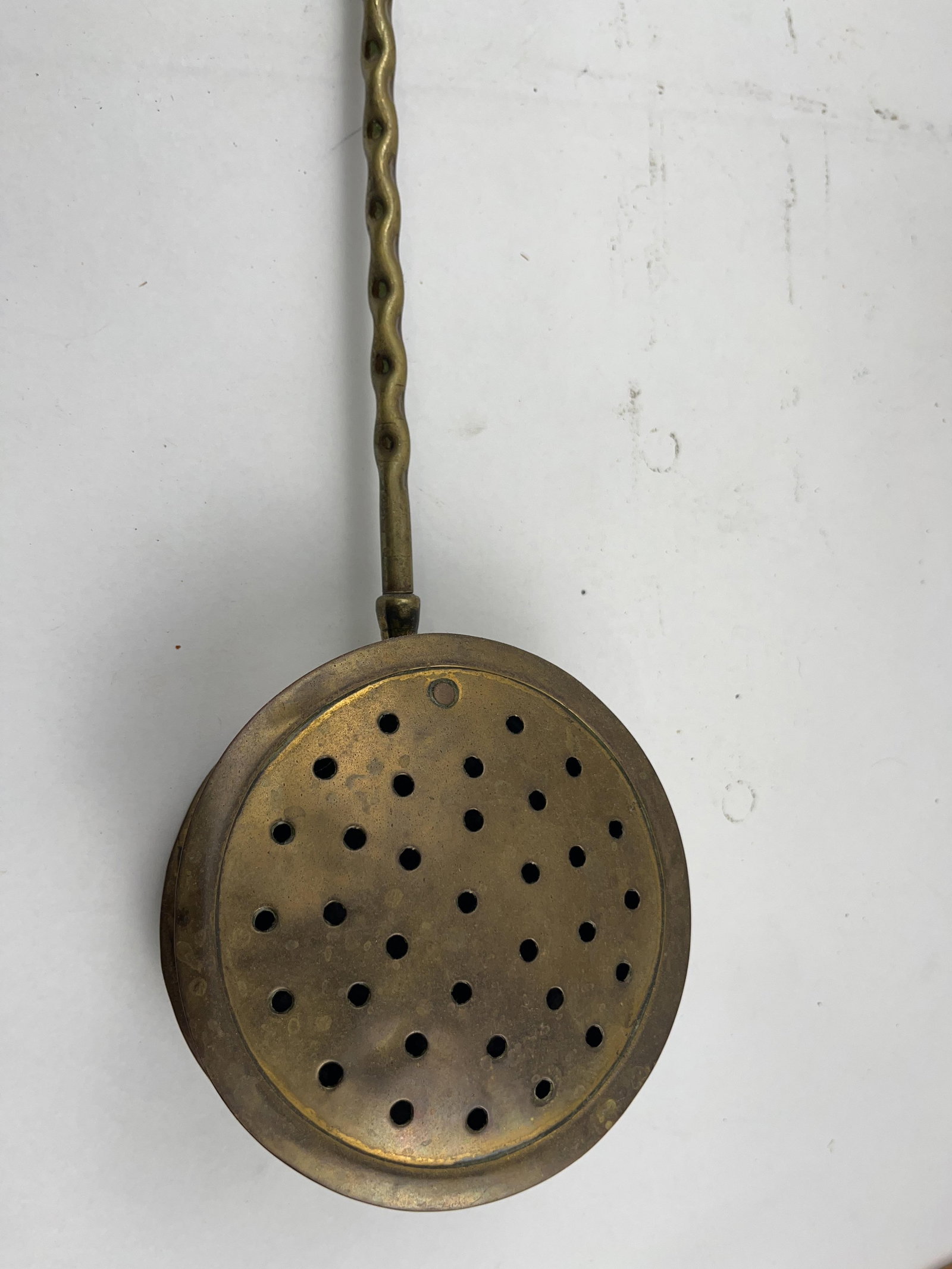 Antique Style Brass Fireside Tools - 3