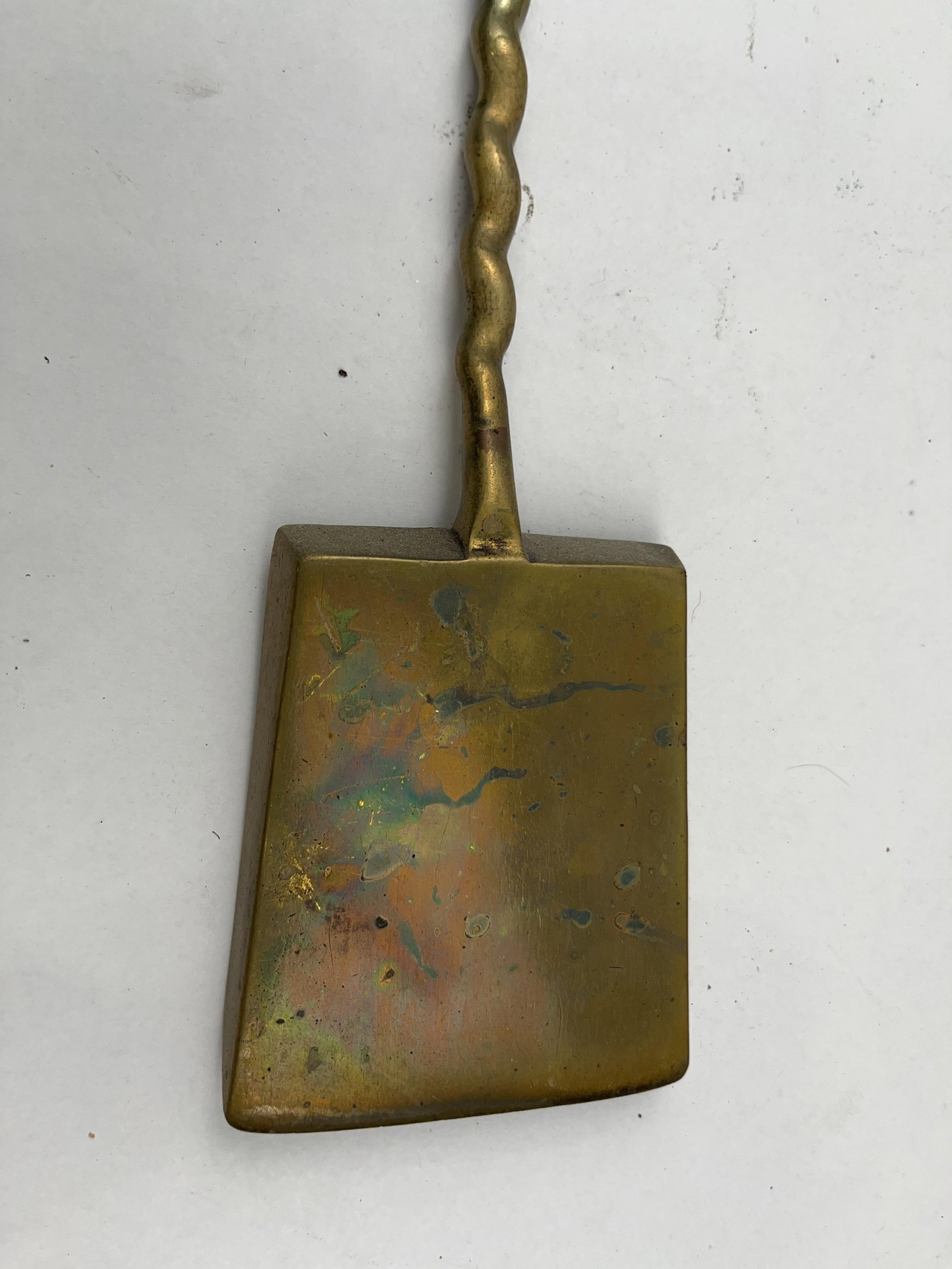 Antique Style Brass Fireside Tools - 8