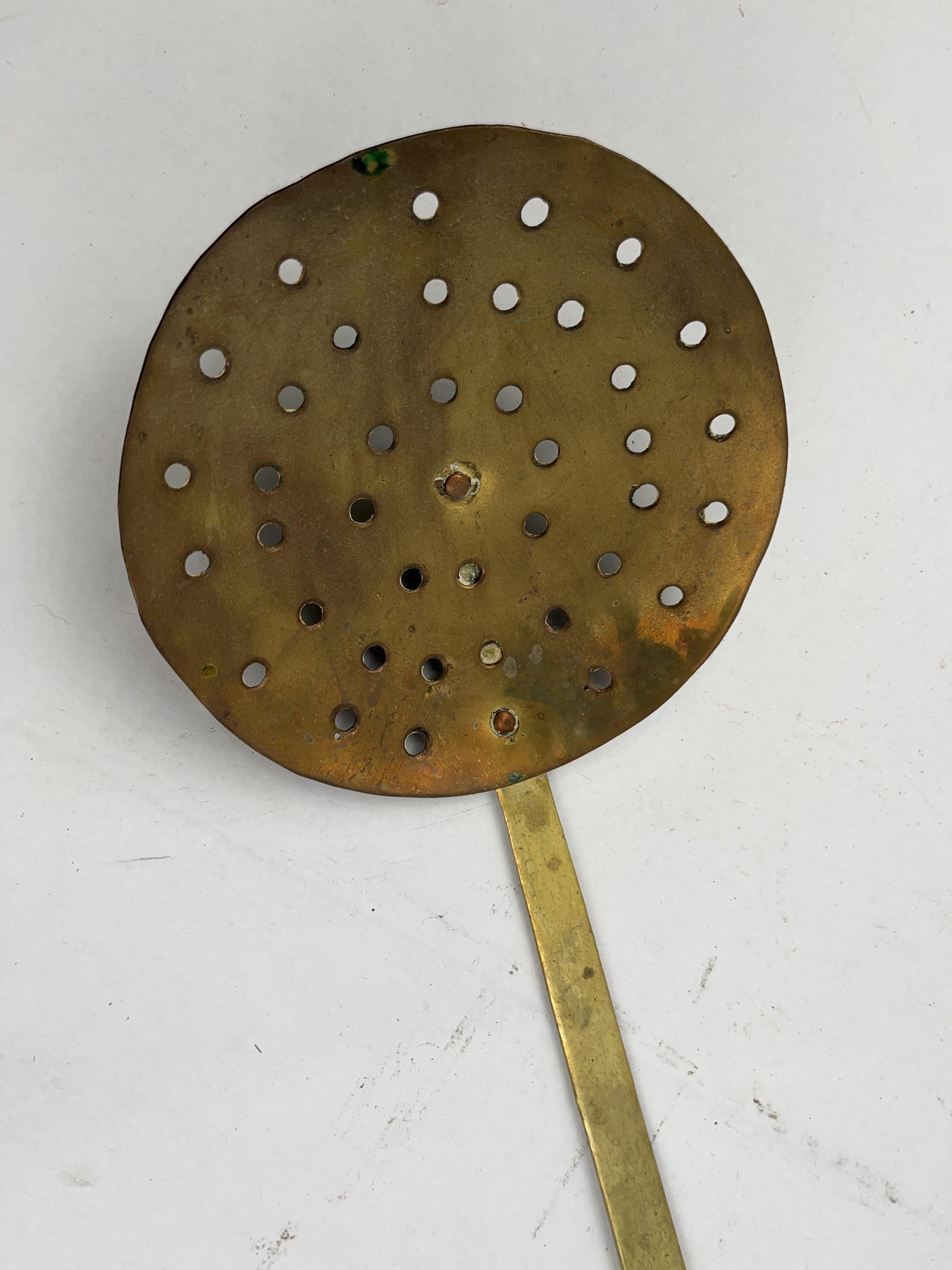 Antique Style Brass Fireside Tools - 9