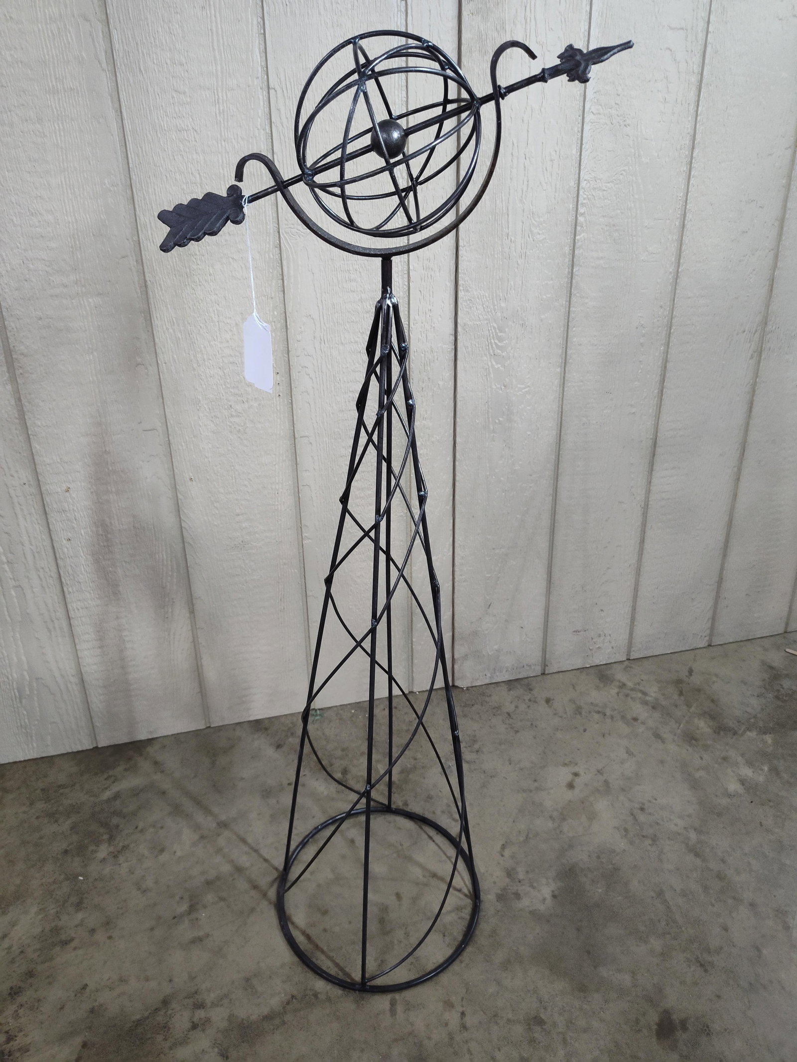 Wrought Iron Armillary Sphere Obelisk (1 of 5)