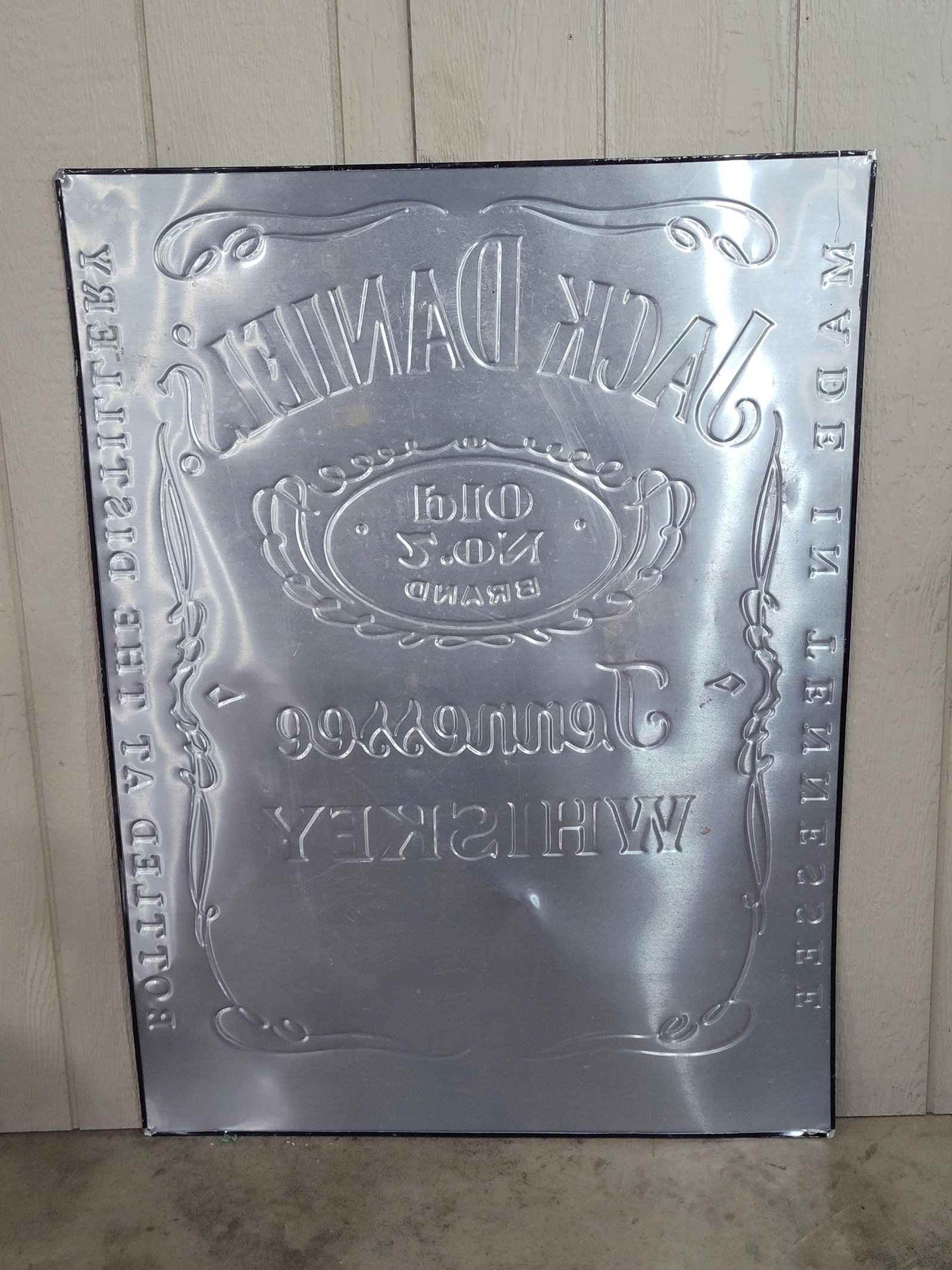 Jack Daniel's Embossed Tin Sign, 2007 - 4