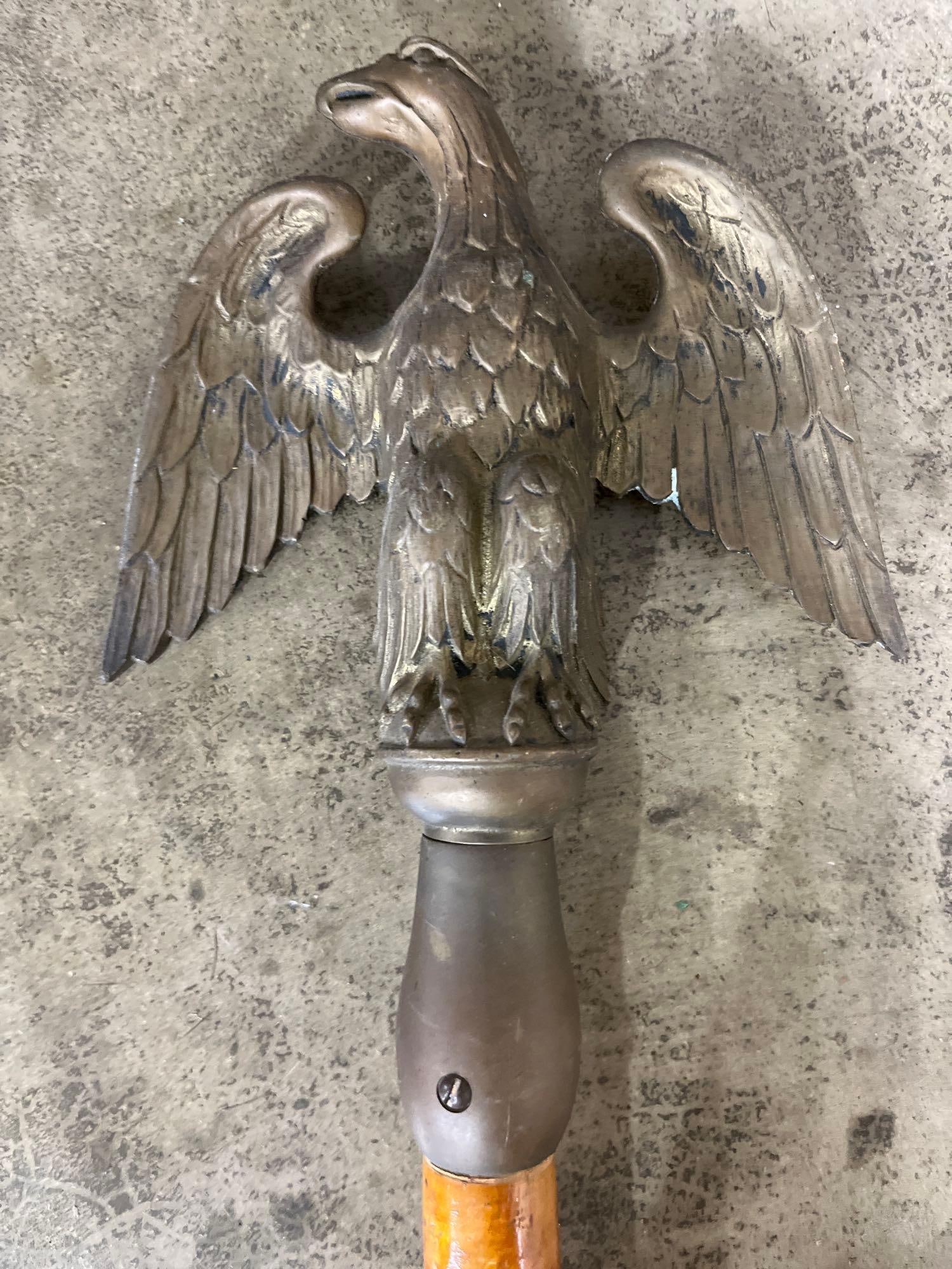 American Flagpole Eagle & Ball Finials - 3