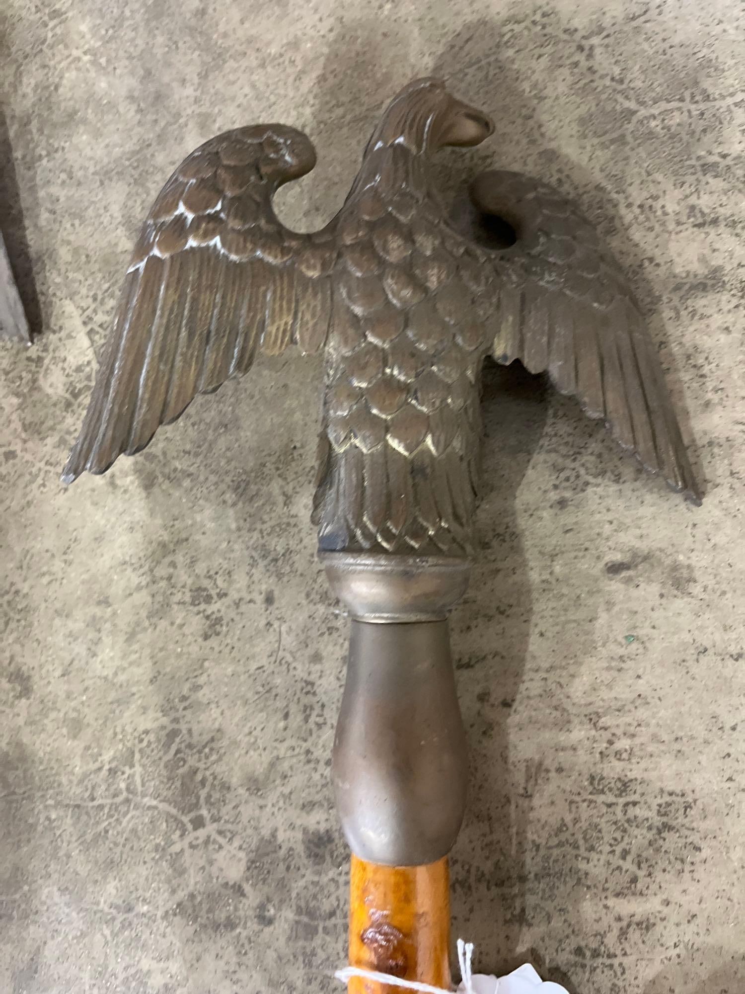 American Flagpole Eagle & Ball Finials - 4