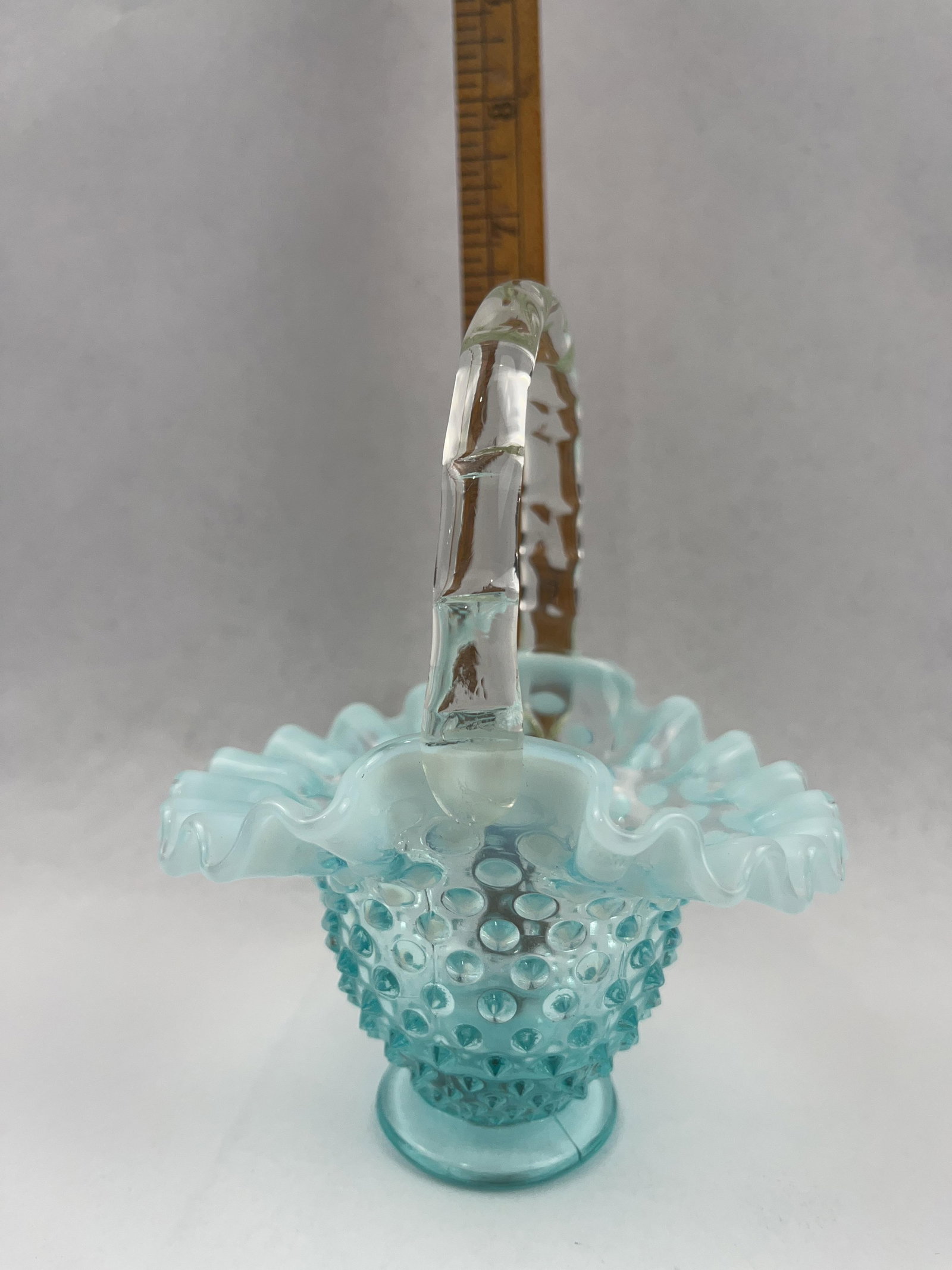 Cut Glass Pitcher & Two Baskets - 11