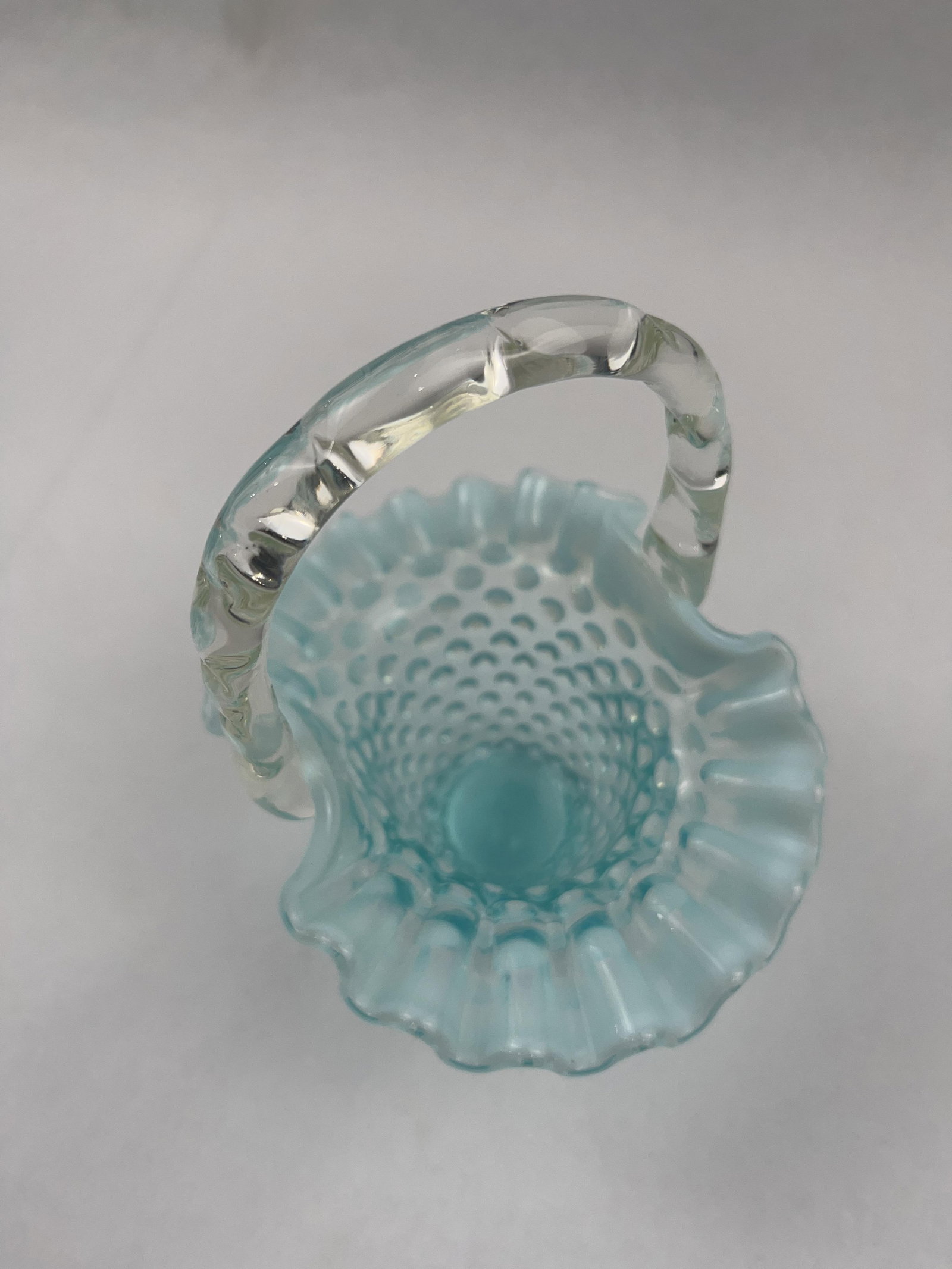 Cut Glass Pitcher & Two Baskets - 13