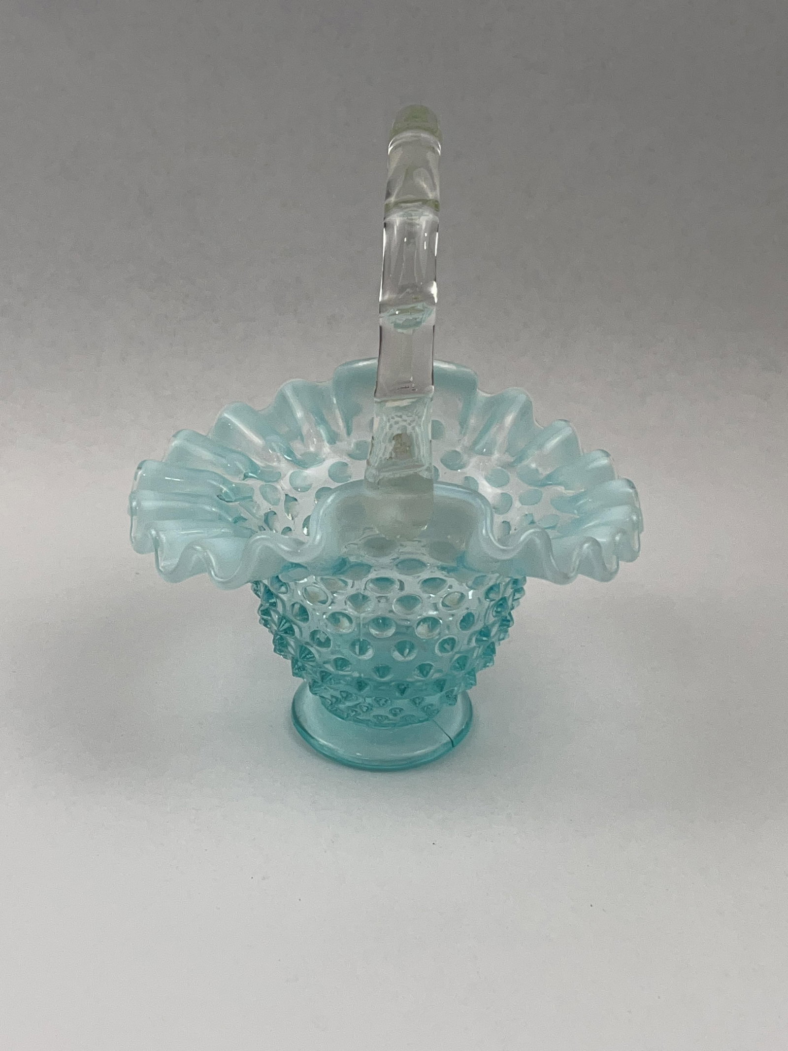Cut Glass Pitcher & Two Baskets - 14