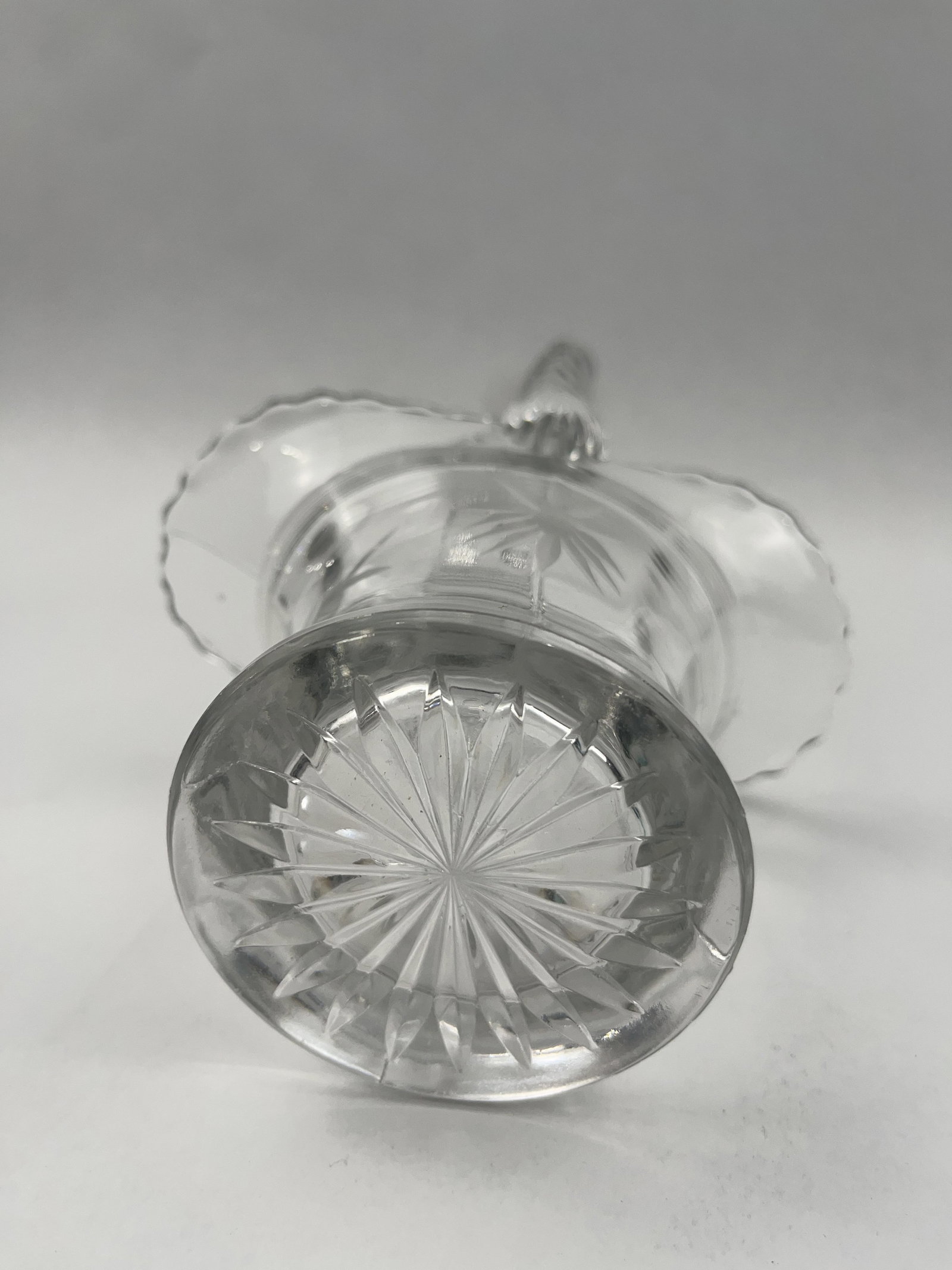 Cut Glass Pitcher & Two Baskets - 8