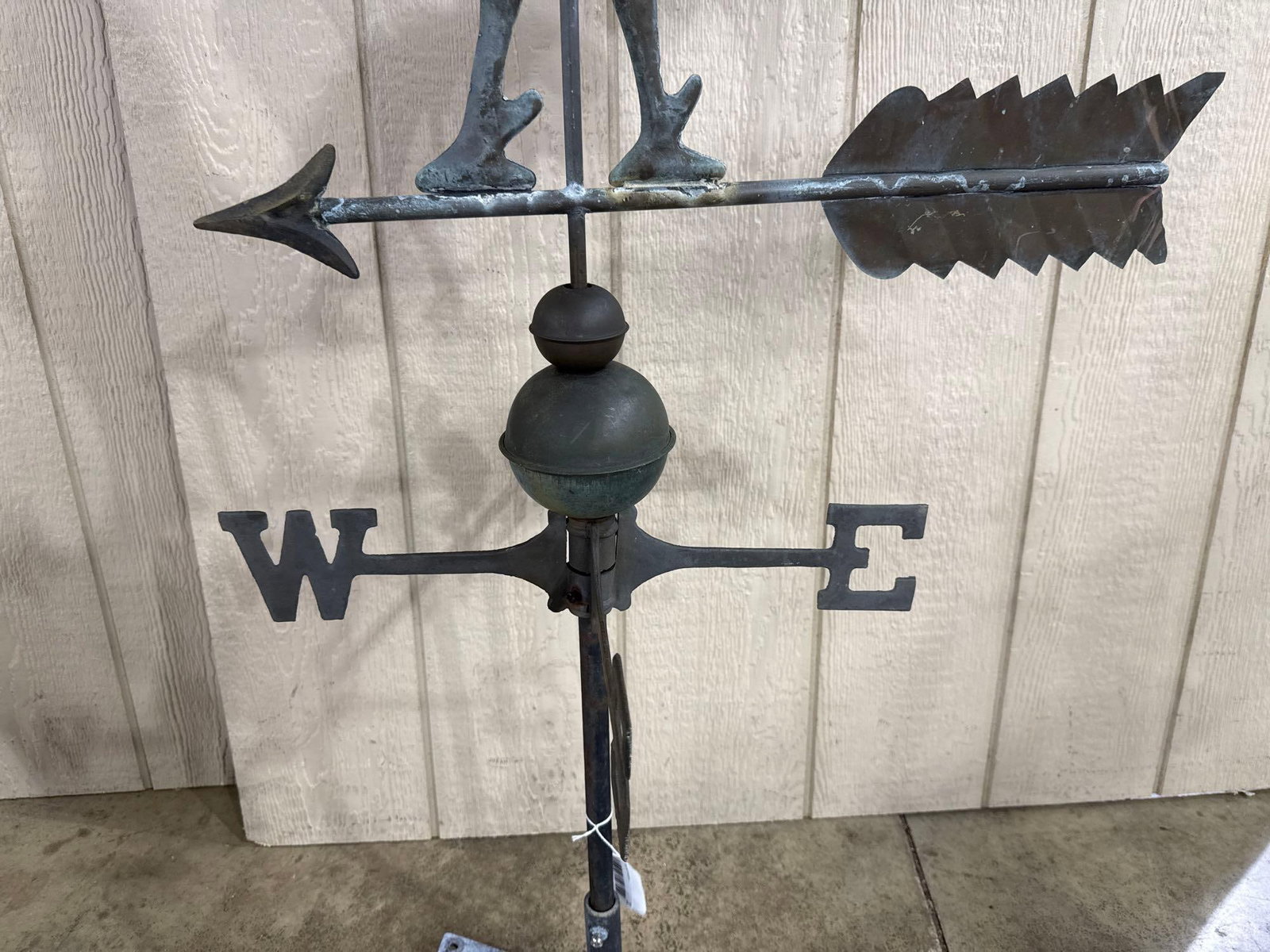 Copper Rooster Weathervane w/ Mount - 3