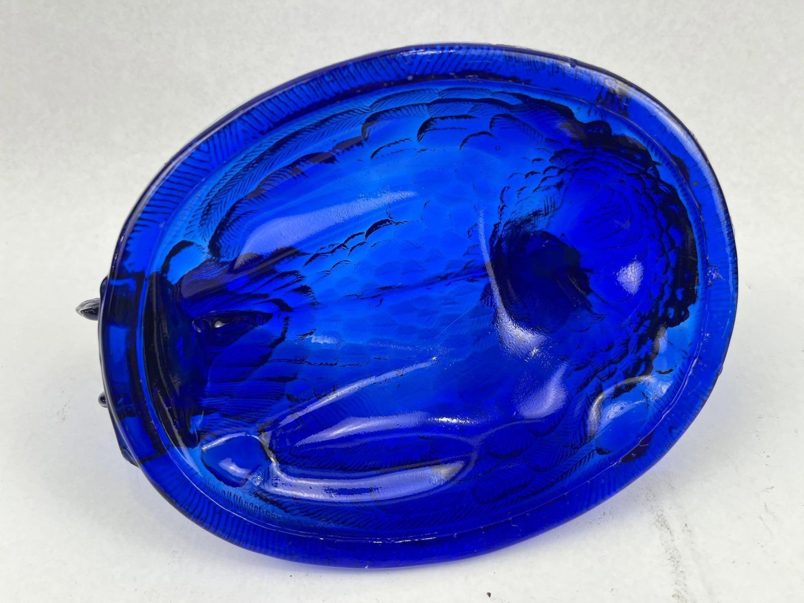 Two Pressed Glass Hen Figural Items - 4