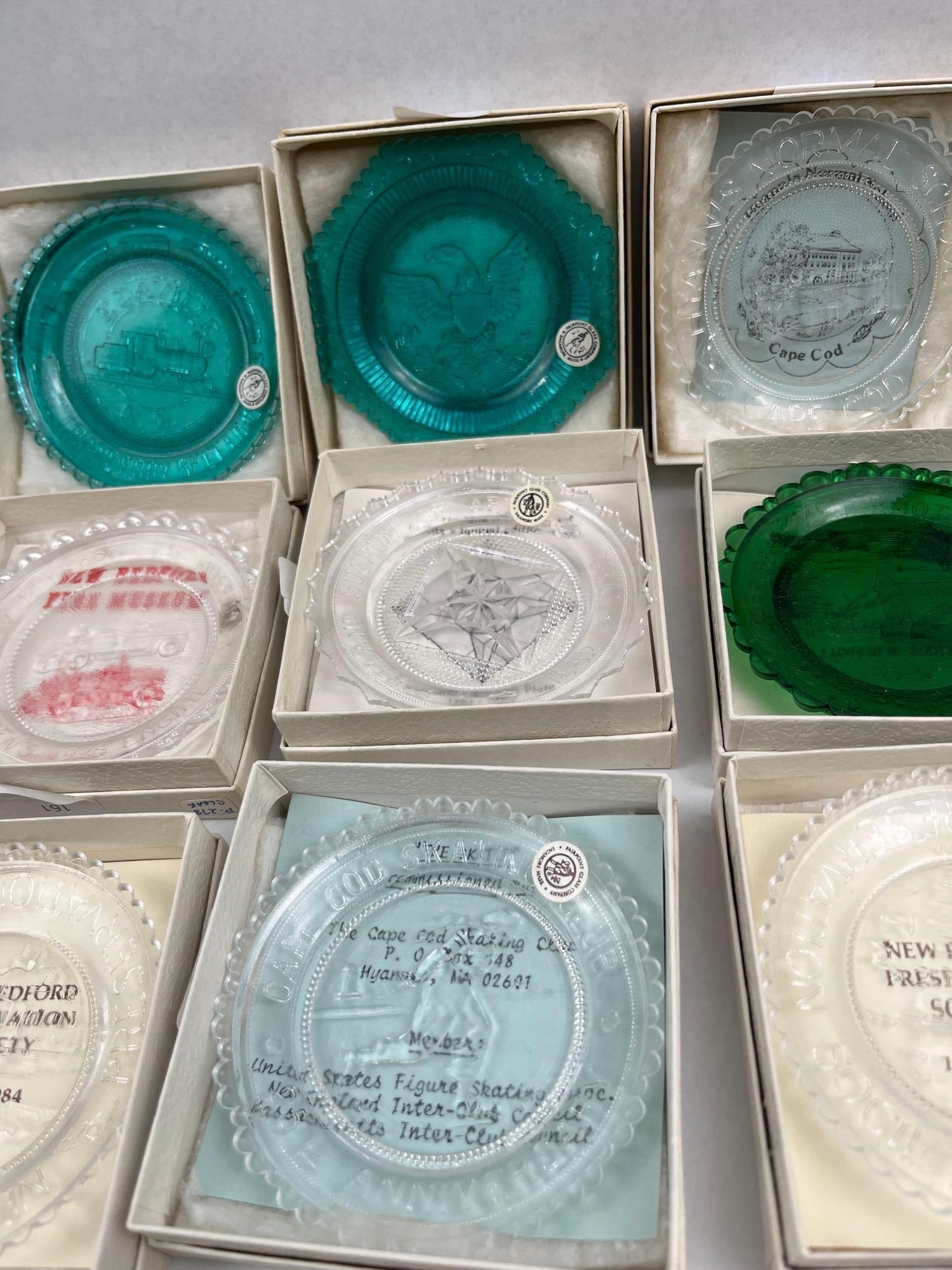 Set Pairpoint Commemorative Cup Plates - 5