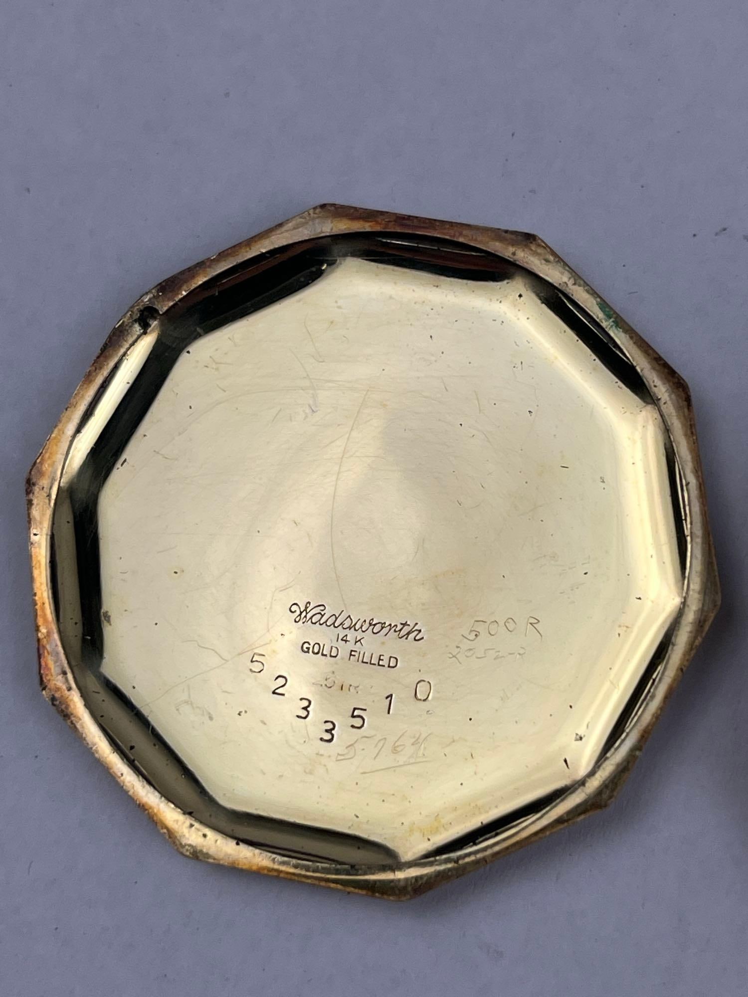 Elgin Octagonal Open-Face Pocket Watch - 4