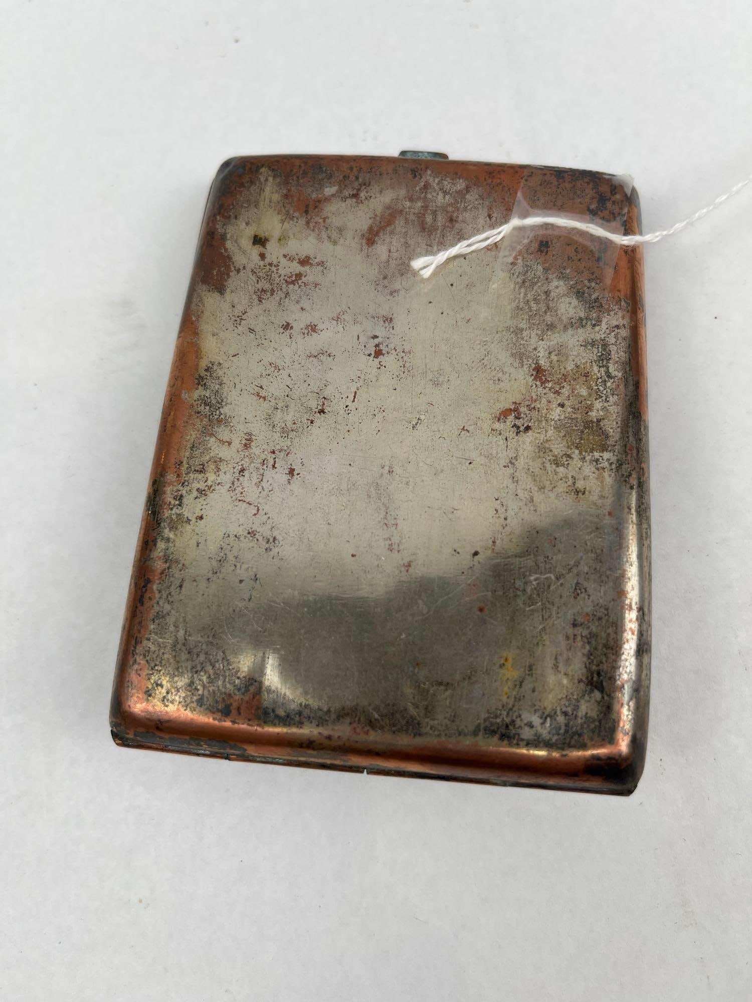 Silver-Plated Cigarette Case w/ Nude - 3