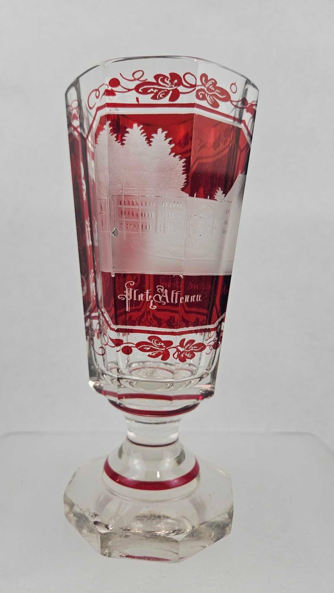 Bohemian Biedermeier Ruby Spa Beaker - 2