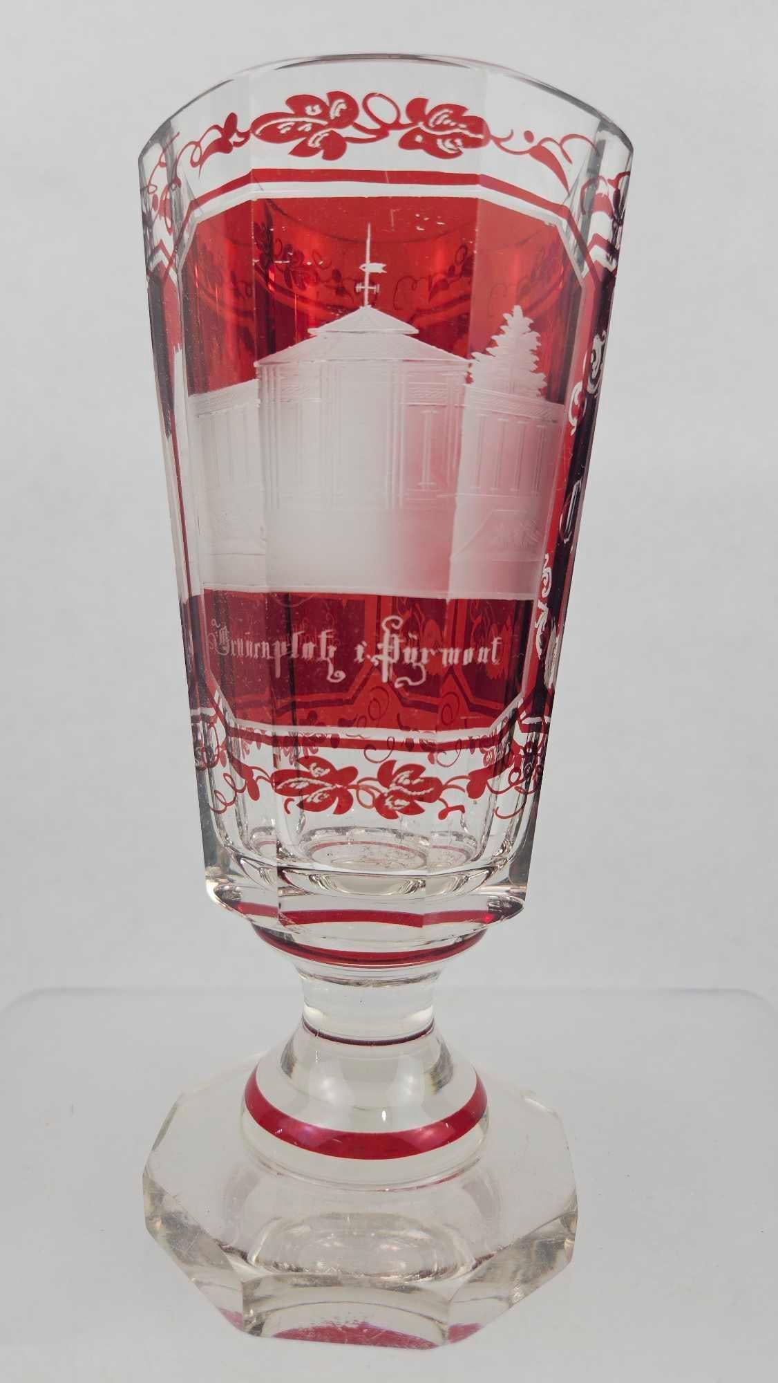 Bohemian Biedermeier Ruby Spa Beaker - 3