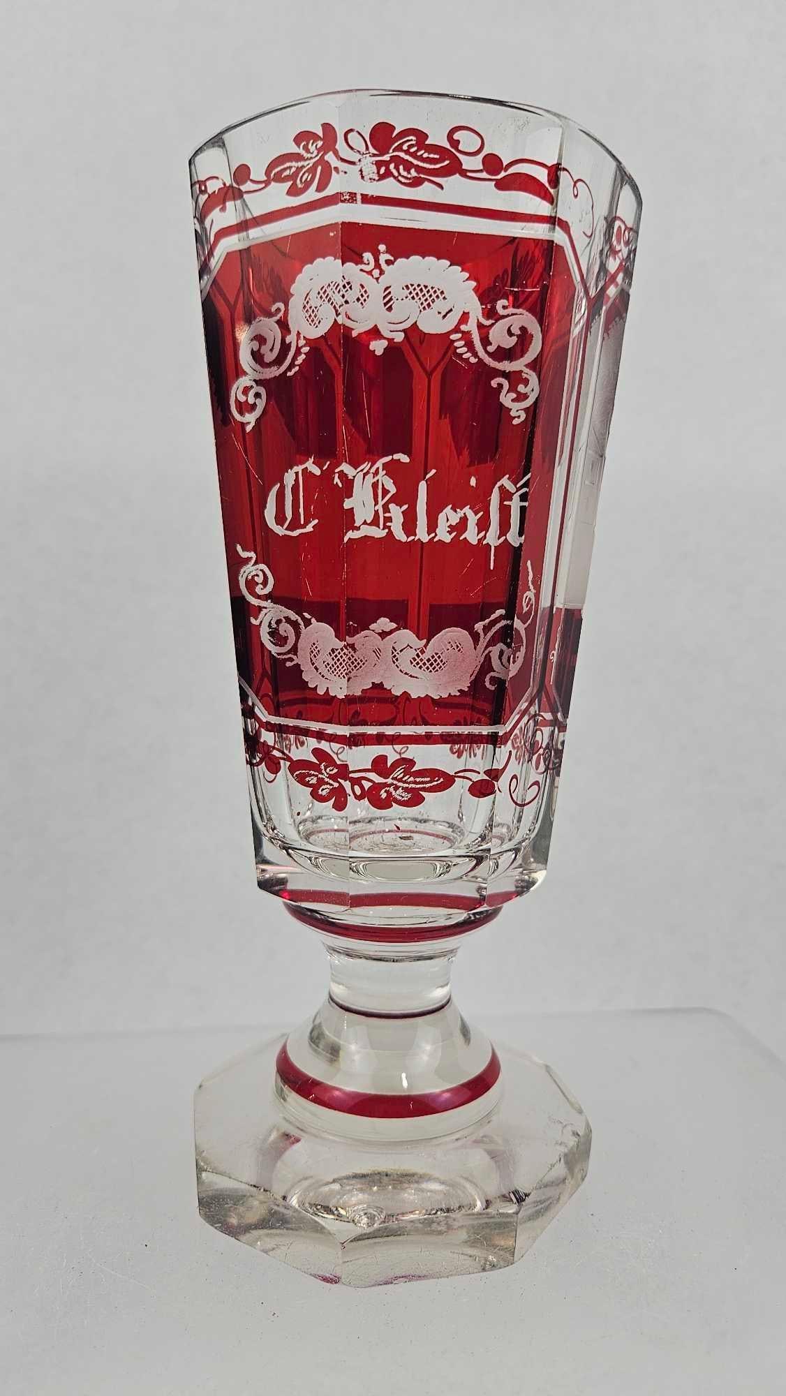 Bohemian Biedermeier Ruby Spa Beaker - 6