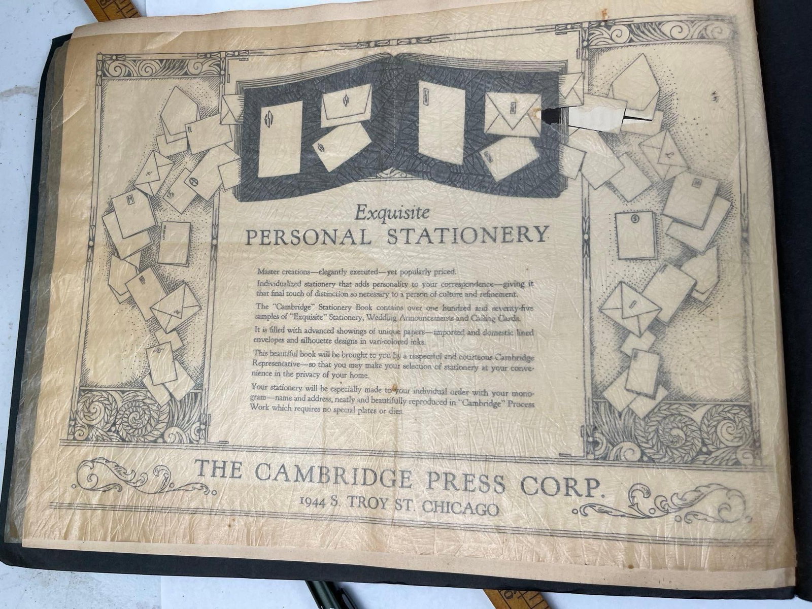 Cambridge Press Art Deco Sample Book - 3