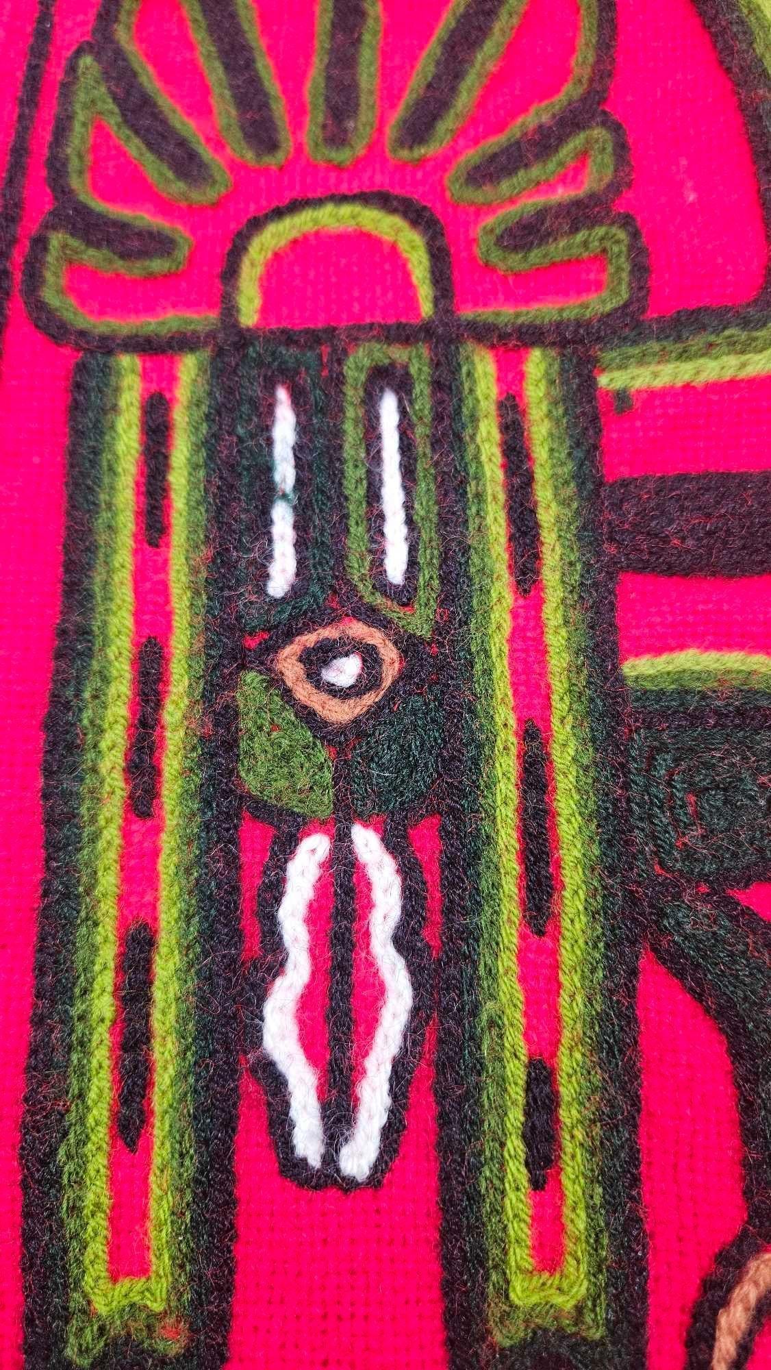 Embroidered" is a better descriptor - 3