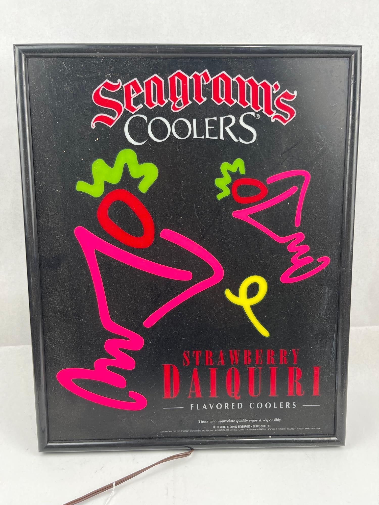 Seagram's Coolers Lighted Daiquiri Sign (1 of 5)