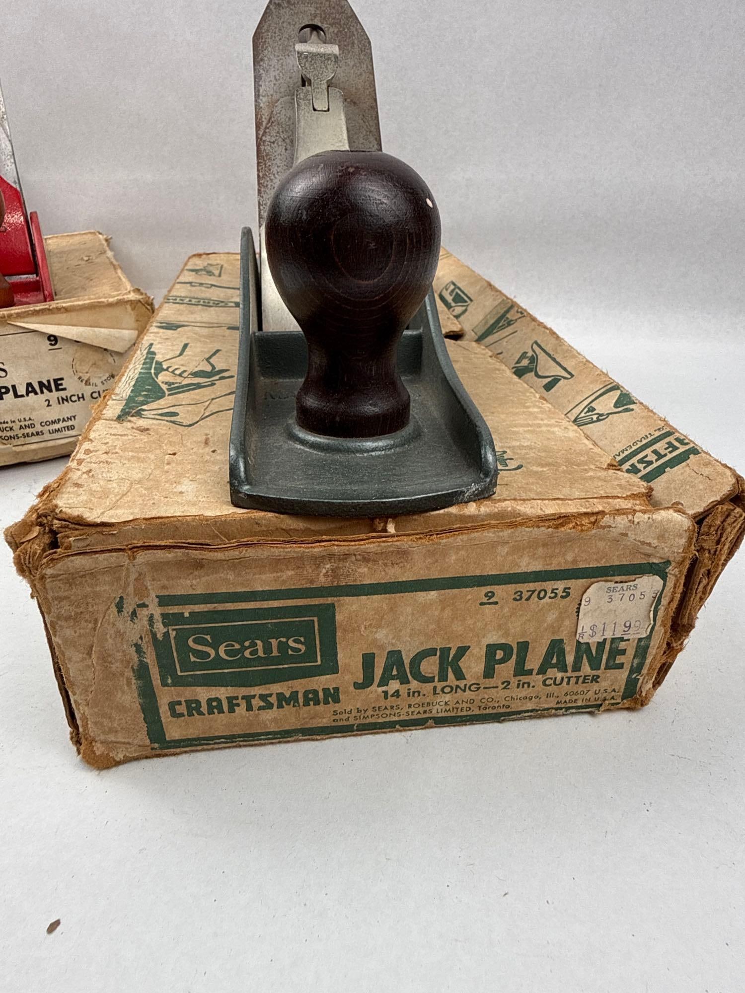 Pair Sears & Craftsman Bench Planes - 2