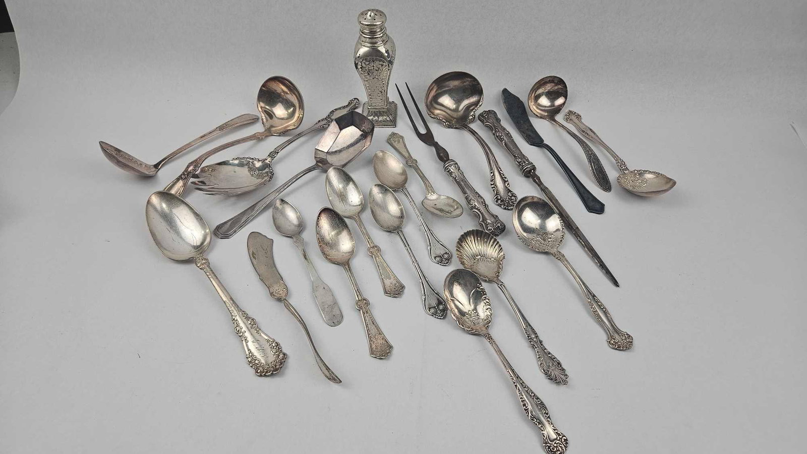 Str. & Silverplate Serving & Flatware - 2