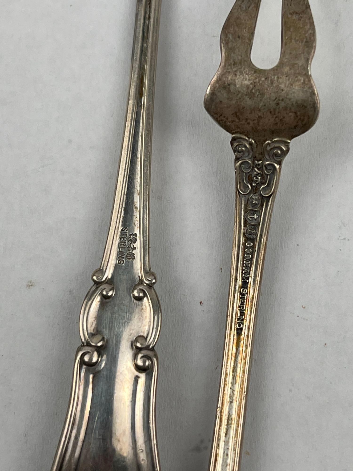 Str. & Silver-Plated Serving Utensils - 9