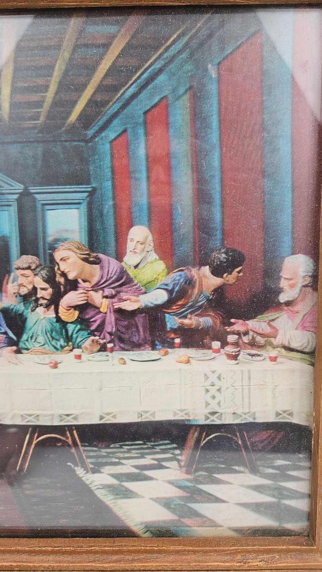 Framed 3D Lenticular Print: Last Supper - 3