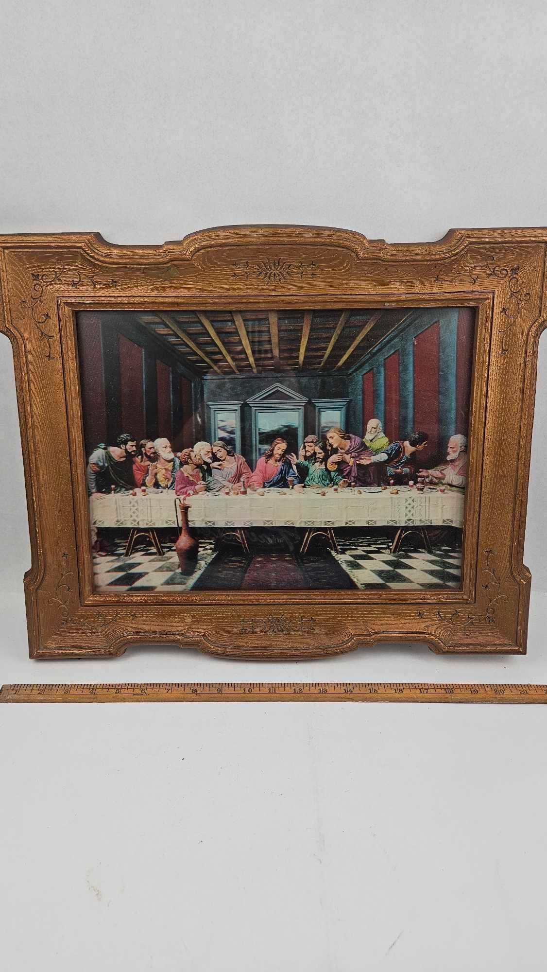 Framed 3D Lenticular Print: Last Supper - 8