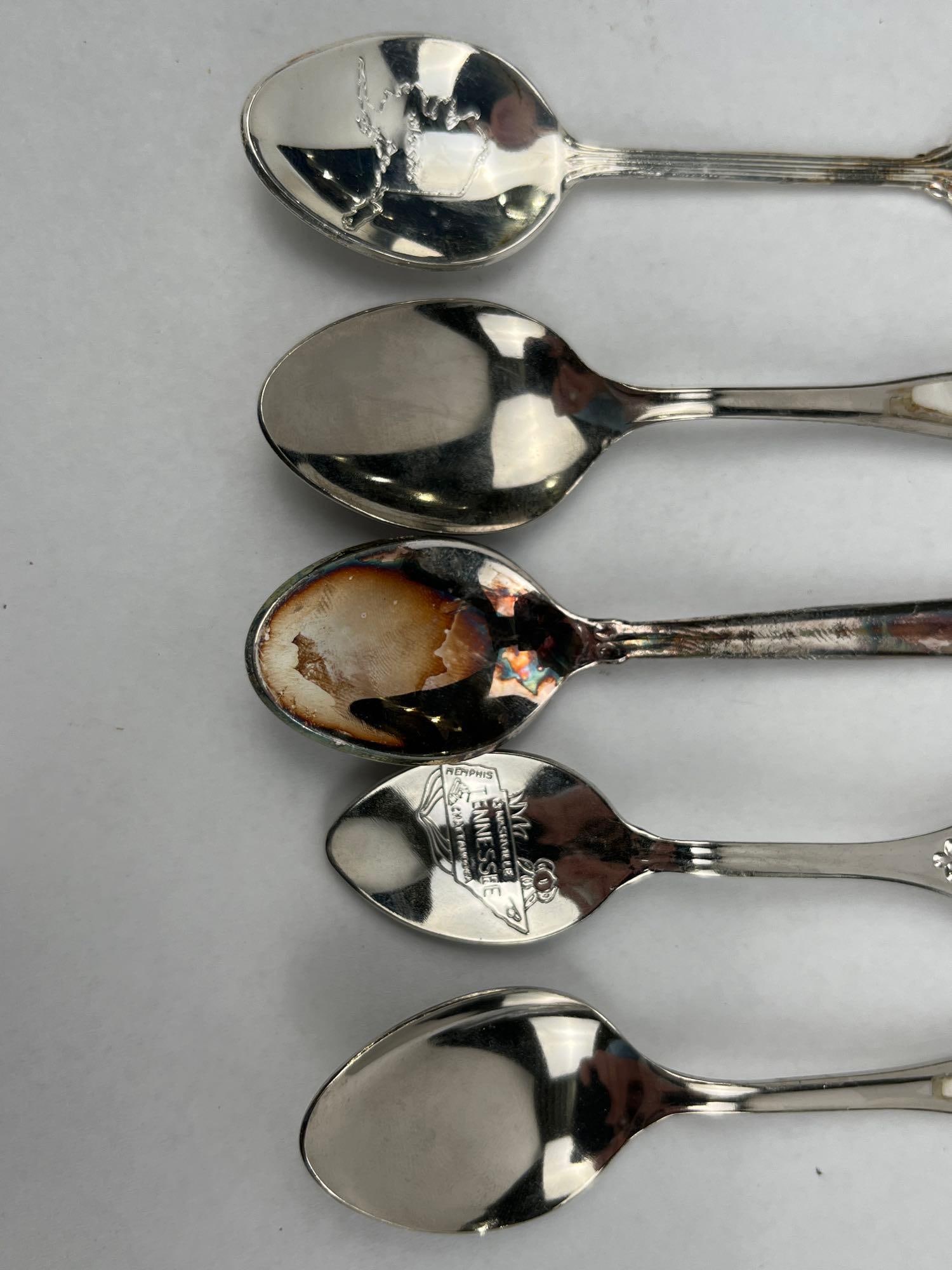 Silver-Plated Souvenir Spoons - 3