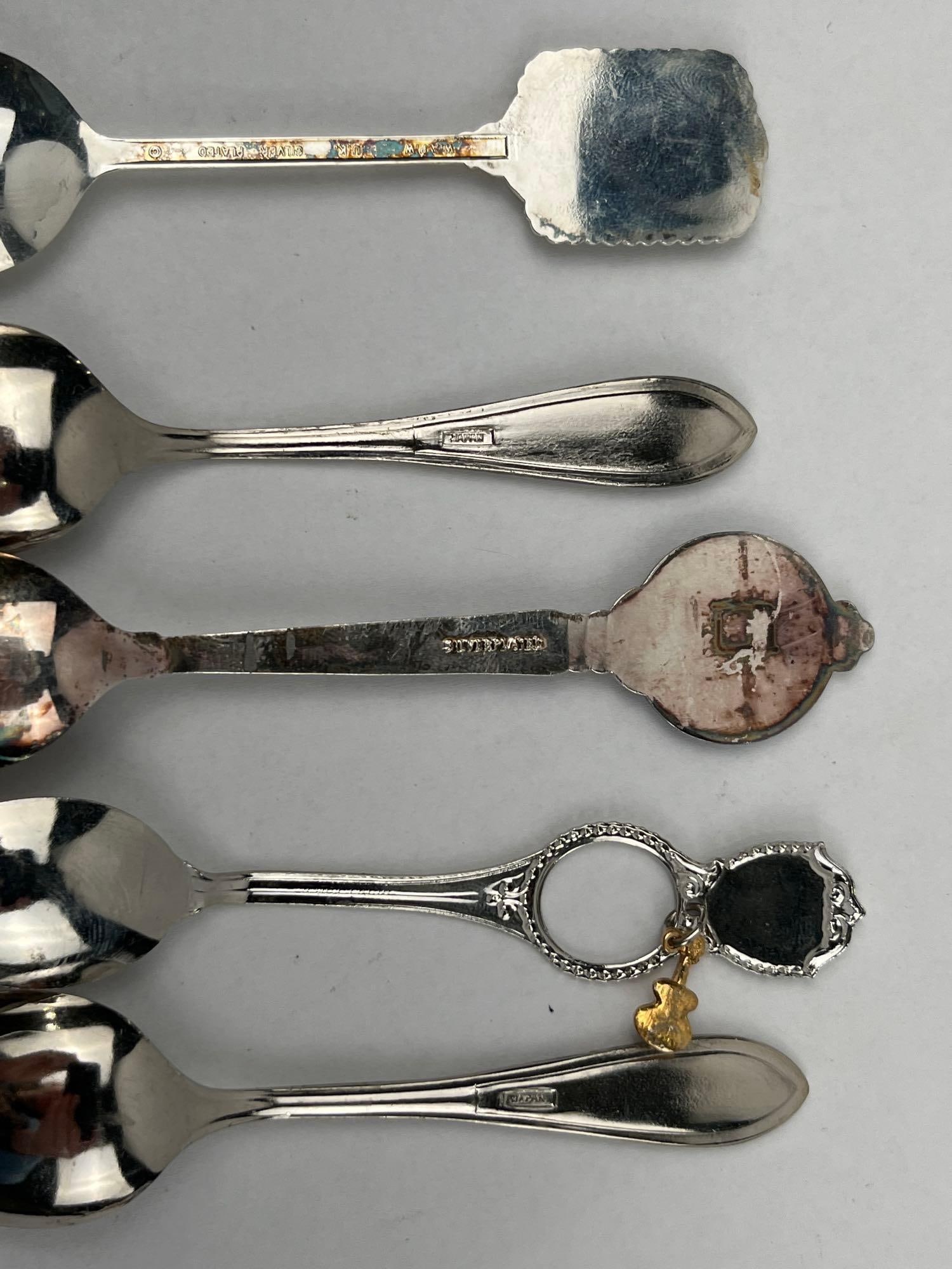 Silver-Plated Souvenir Spoons - 4