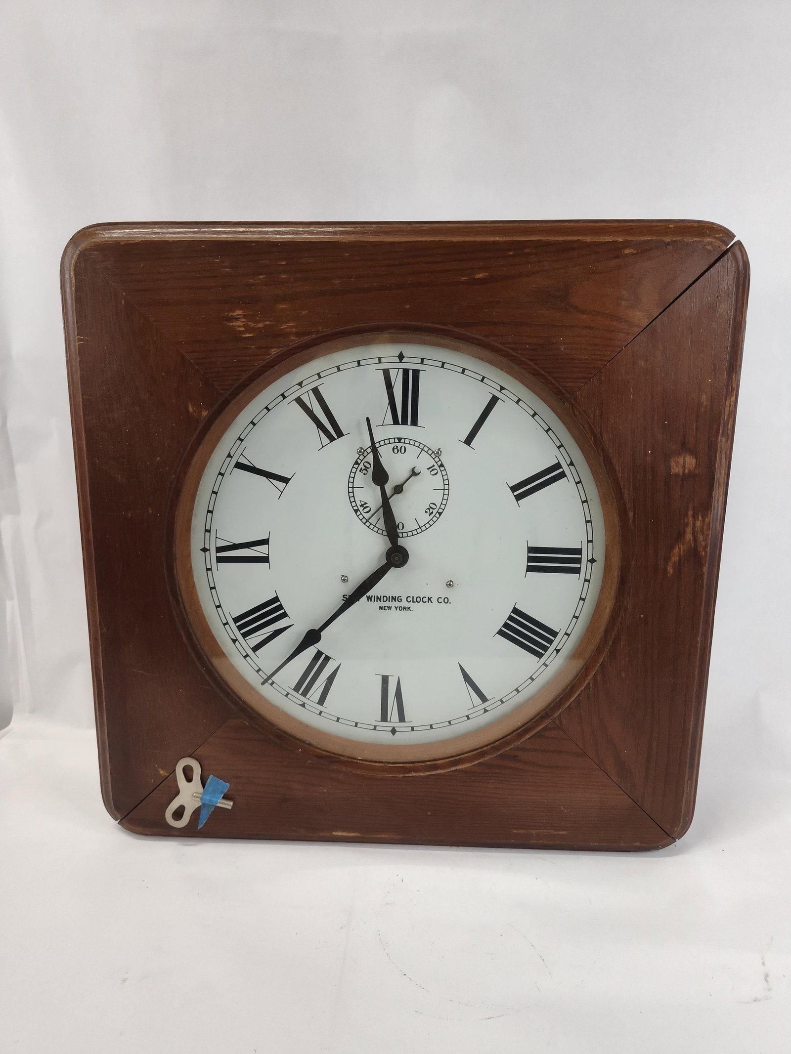Self Winding Clock Co. Wood Wall Clock (1 of 5)
