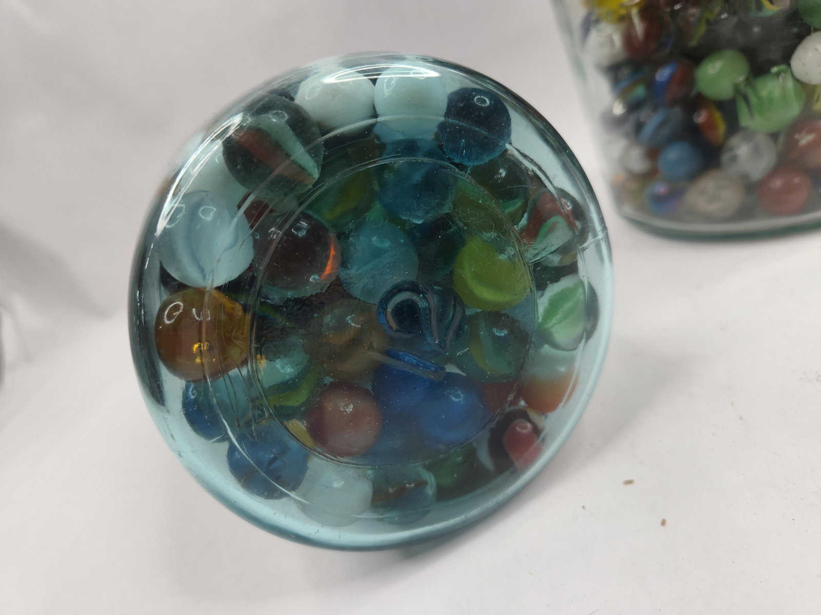 Set 3 Mason Jars w/ Marbles - 6