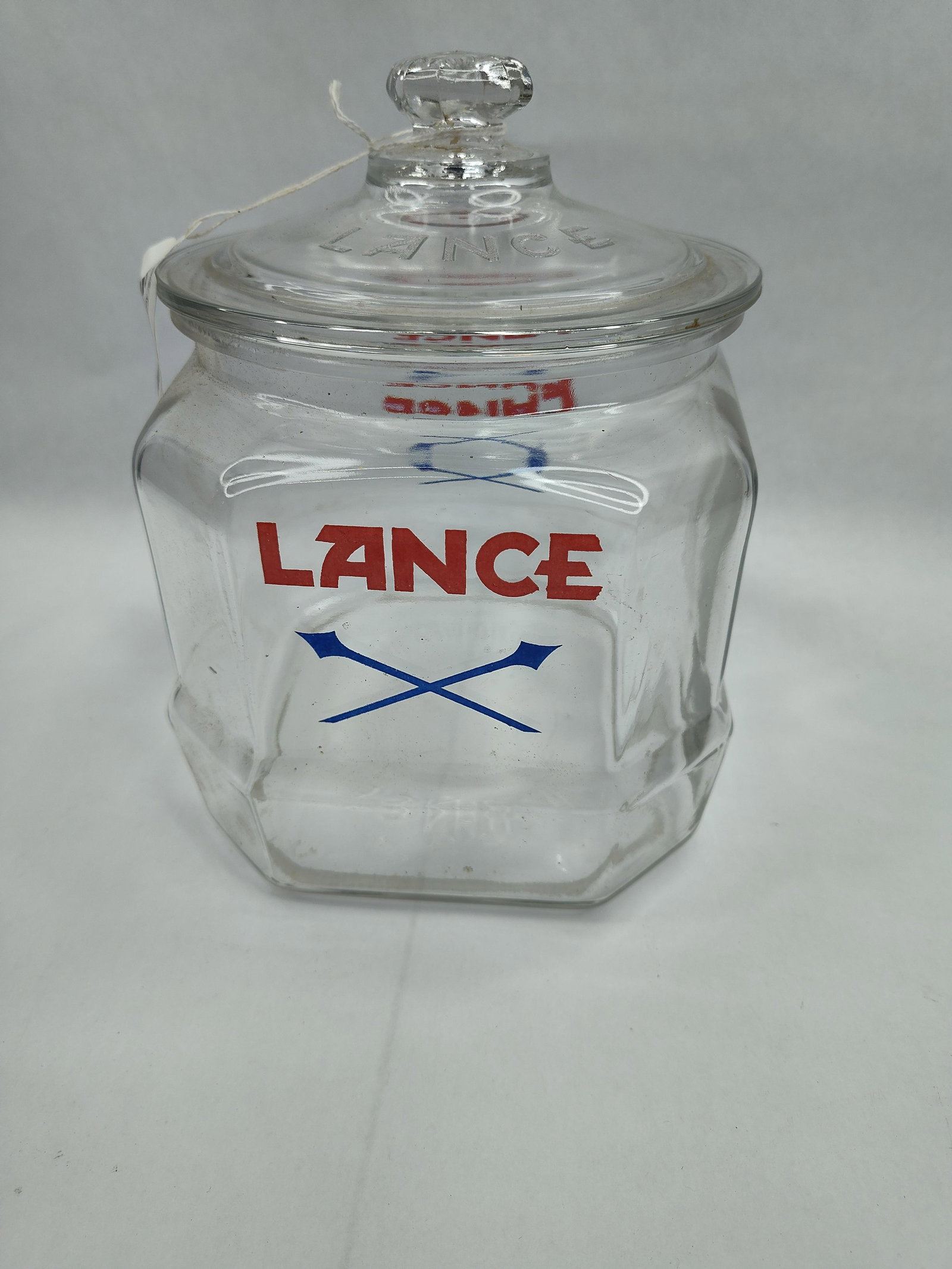Lance Octagonal Glass Counter Jar - 4
