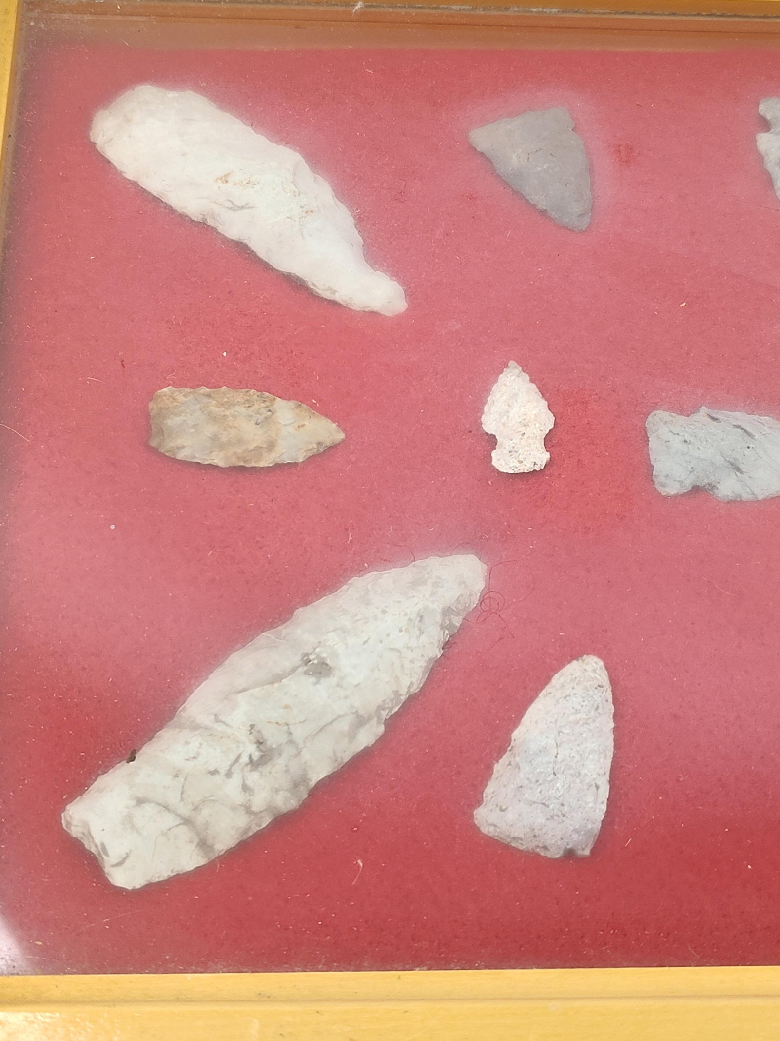 Lithic Projectile Point & Scraper Set - 2