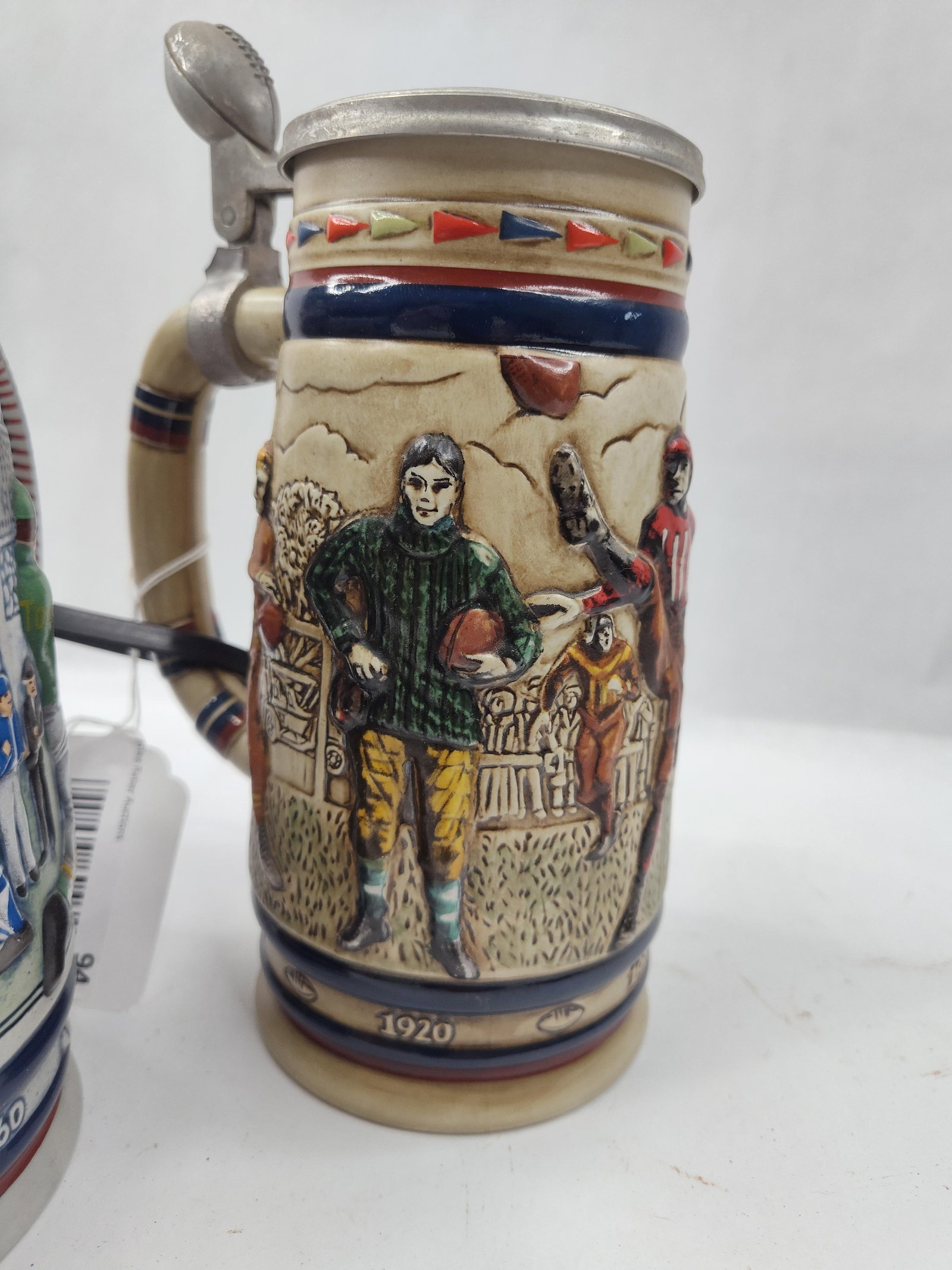 Set 3 Ceramic Lidded Beer Steins - 4