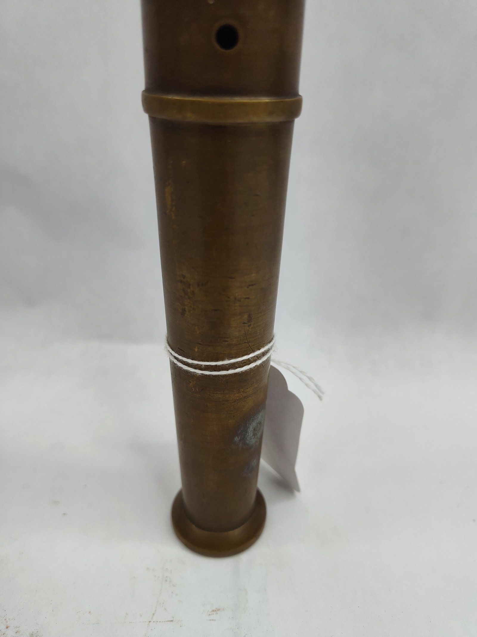 Cast Brass Cylindrical Object - 3