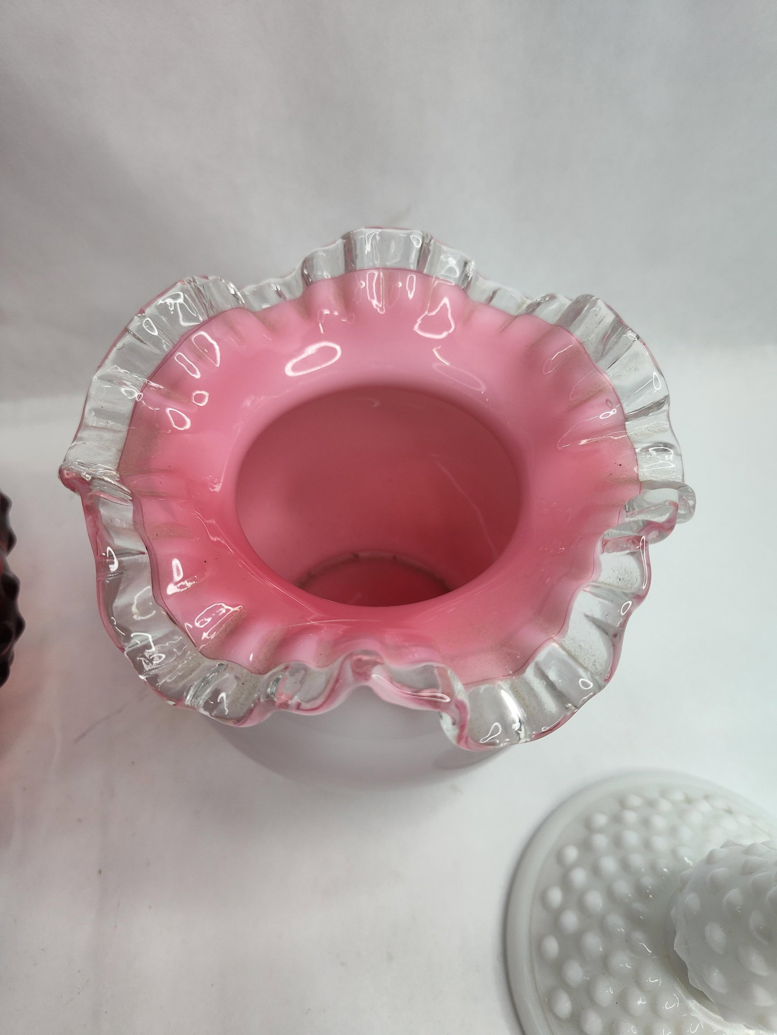 Fenton Glass Hobnail Tableware Set - 4