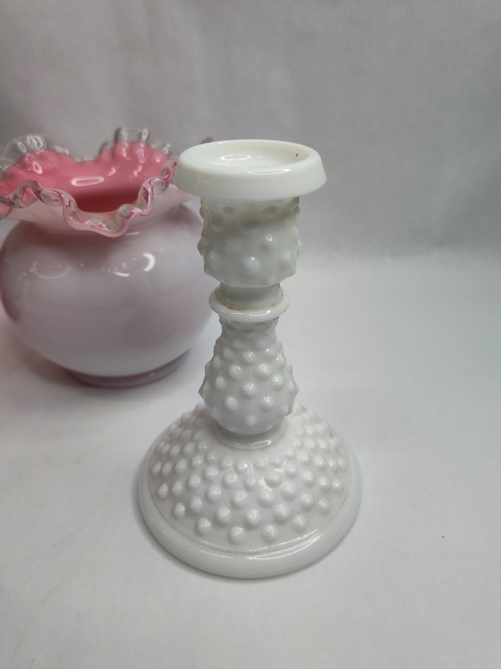 Fenton Glass Hobnail Tableware Set - 7