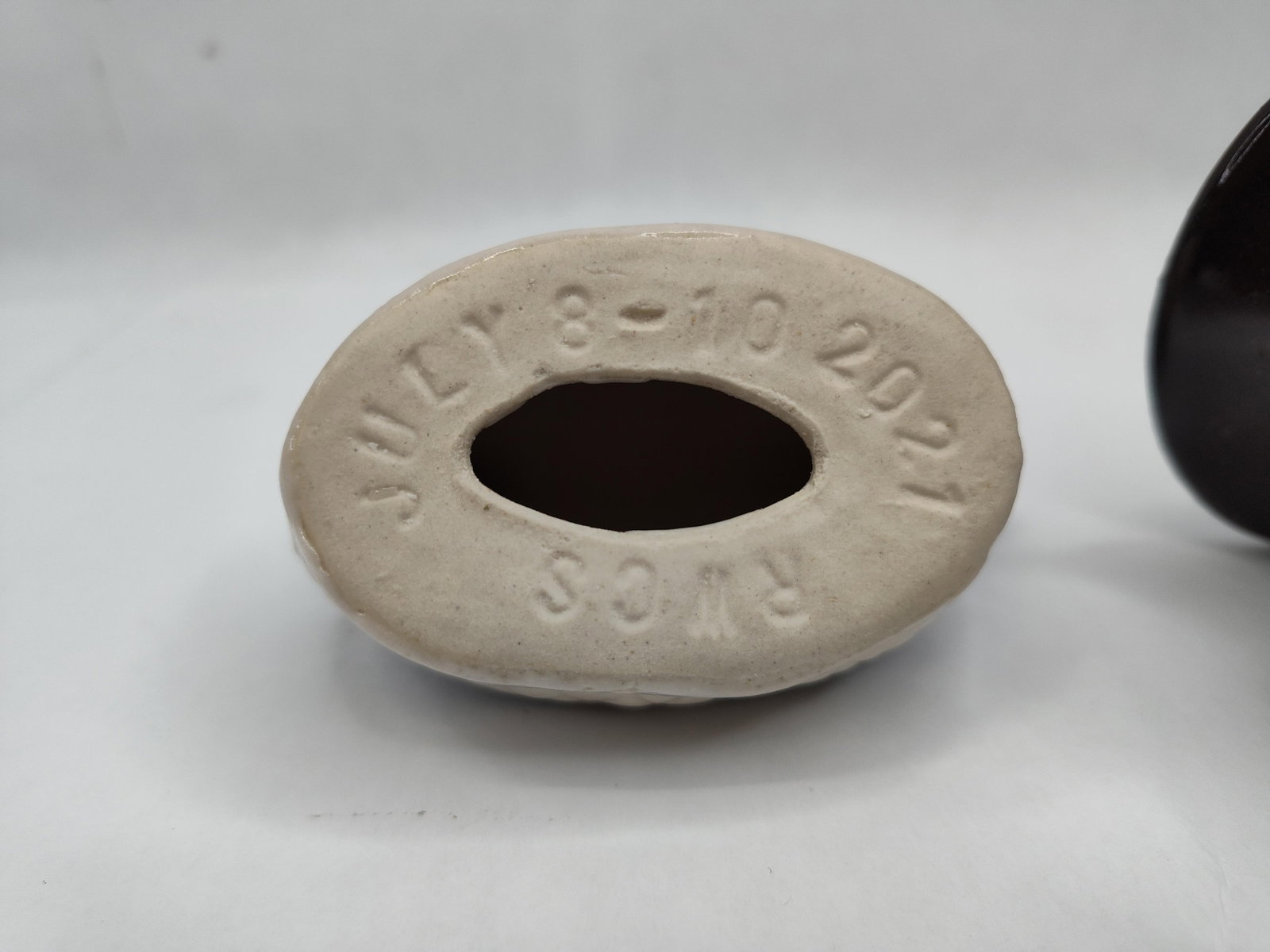Pair Red Wing Stoneware Commemoratives - 8
