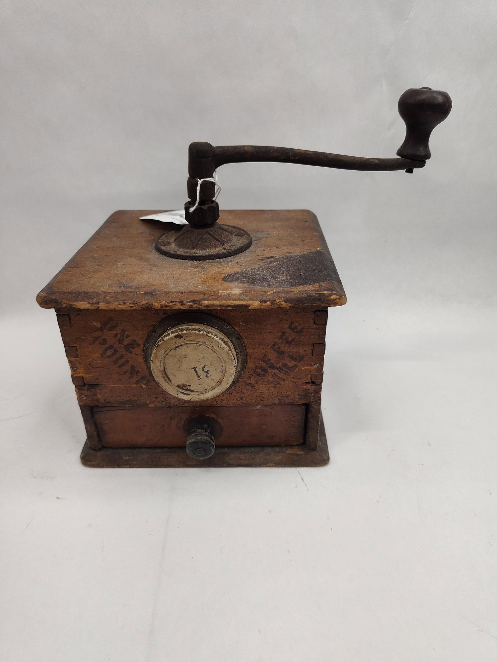 Coffee Mill w/ Cast Iron & Dial (1 of 5)