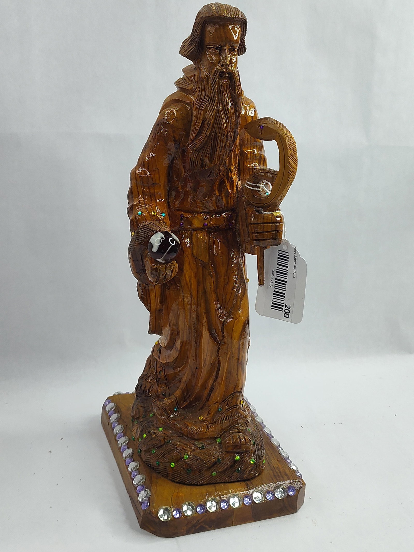Moses Polychrome Wood Sculpture (1 of 8)