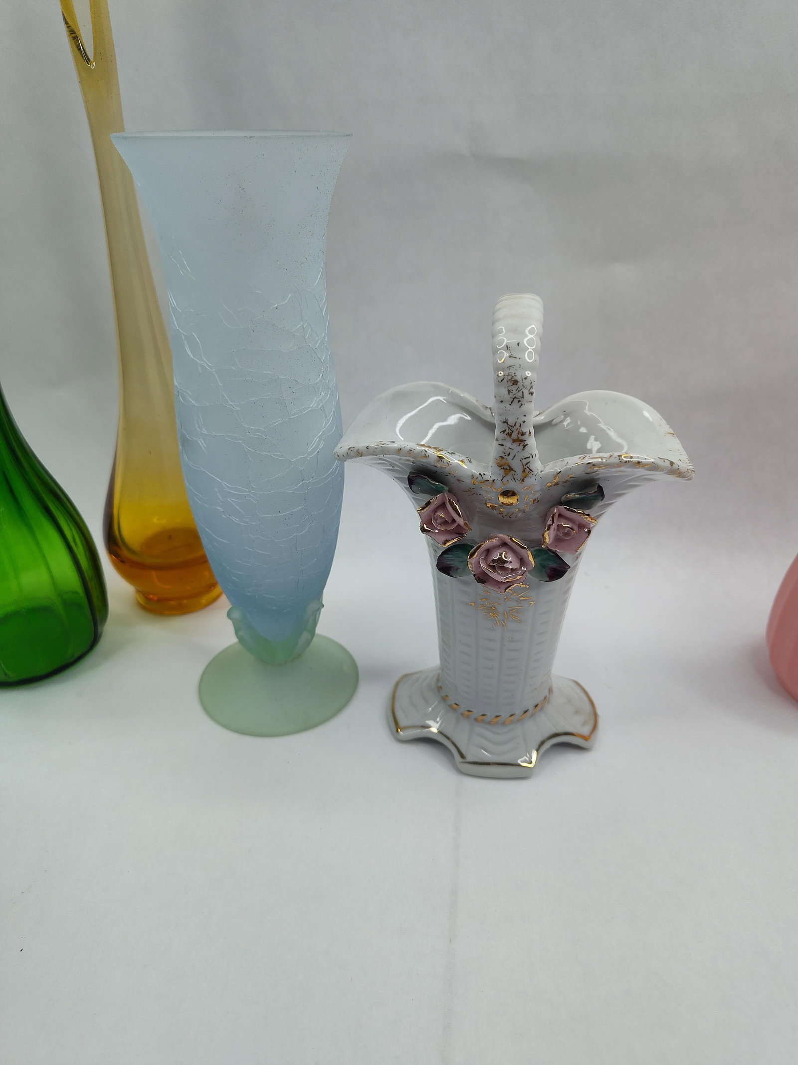 Set Glass & Ceramic Vases - 2