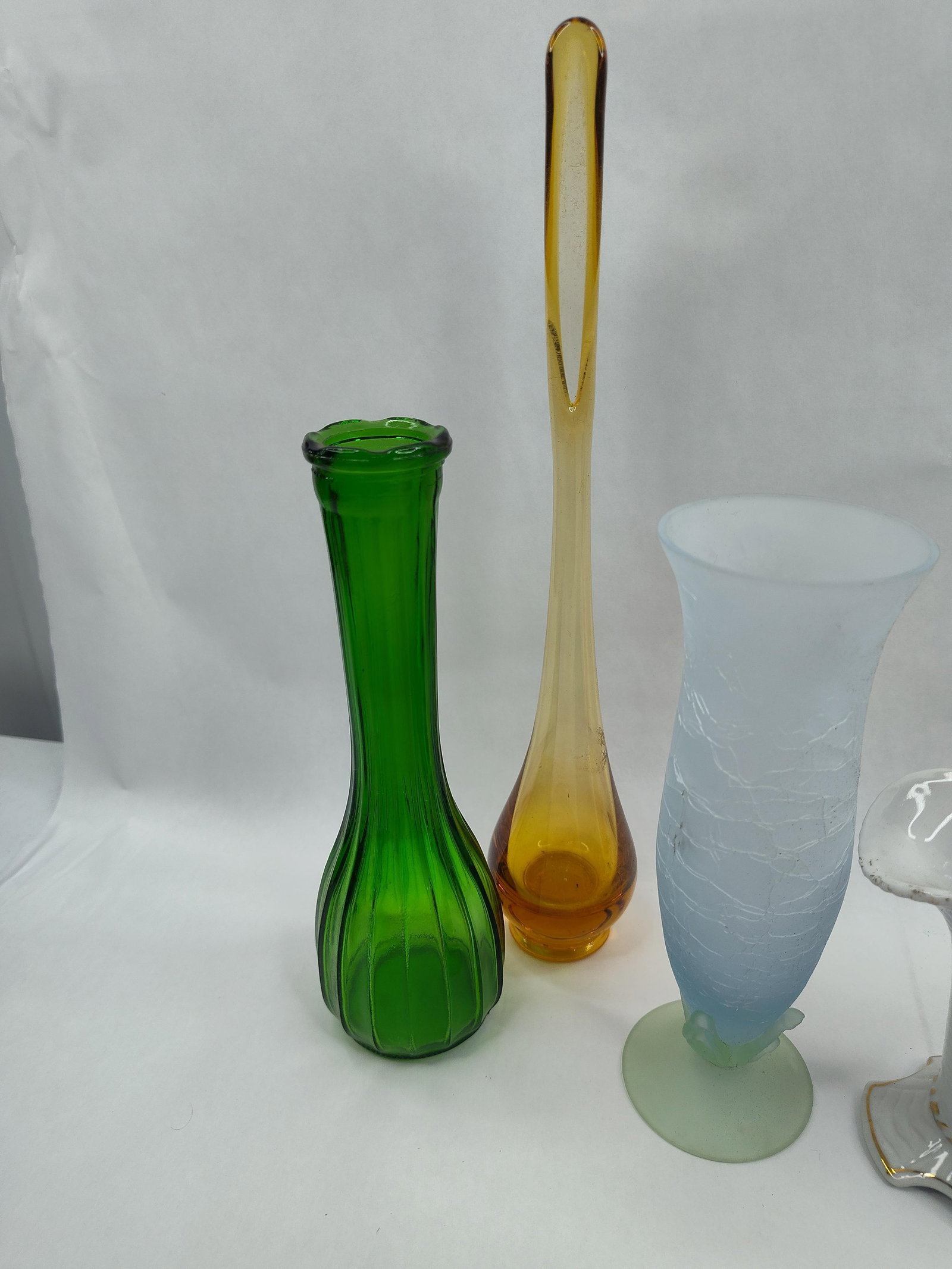 Set Glass & Ceramic Vases - 3