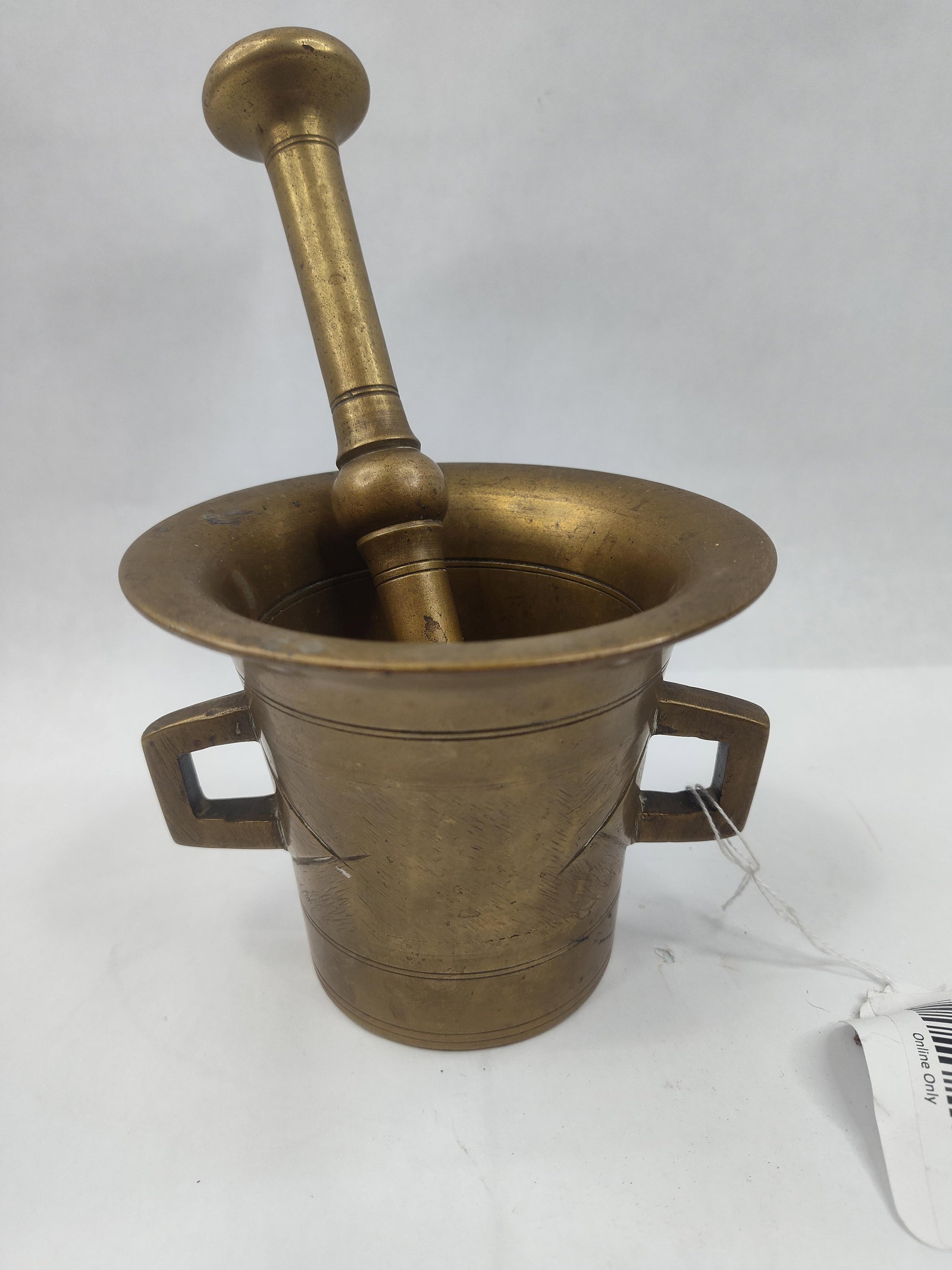 Brass Apothecary Mortar & Pestle Set (1 of 6)