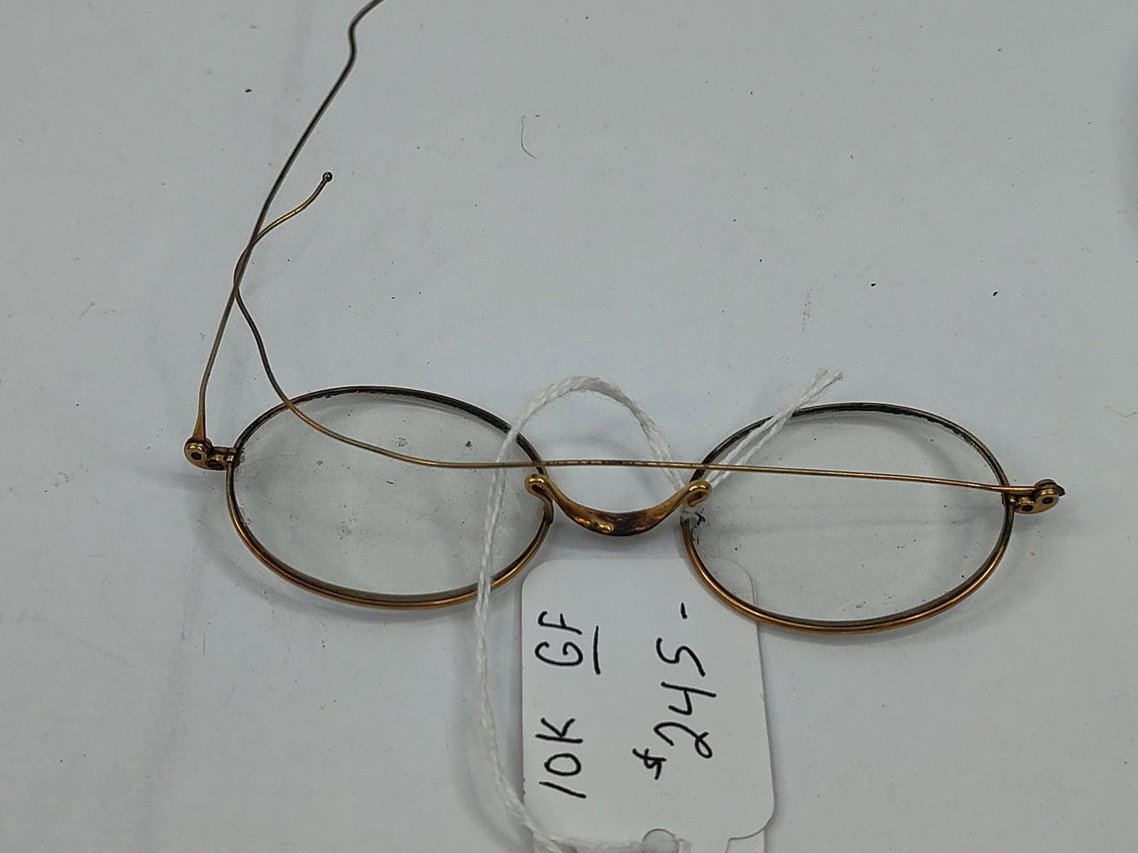 Pair 10K Gold-Filled Saddle Spectacles - 3