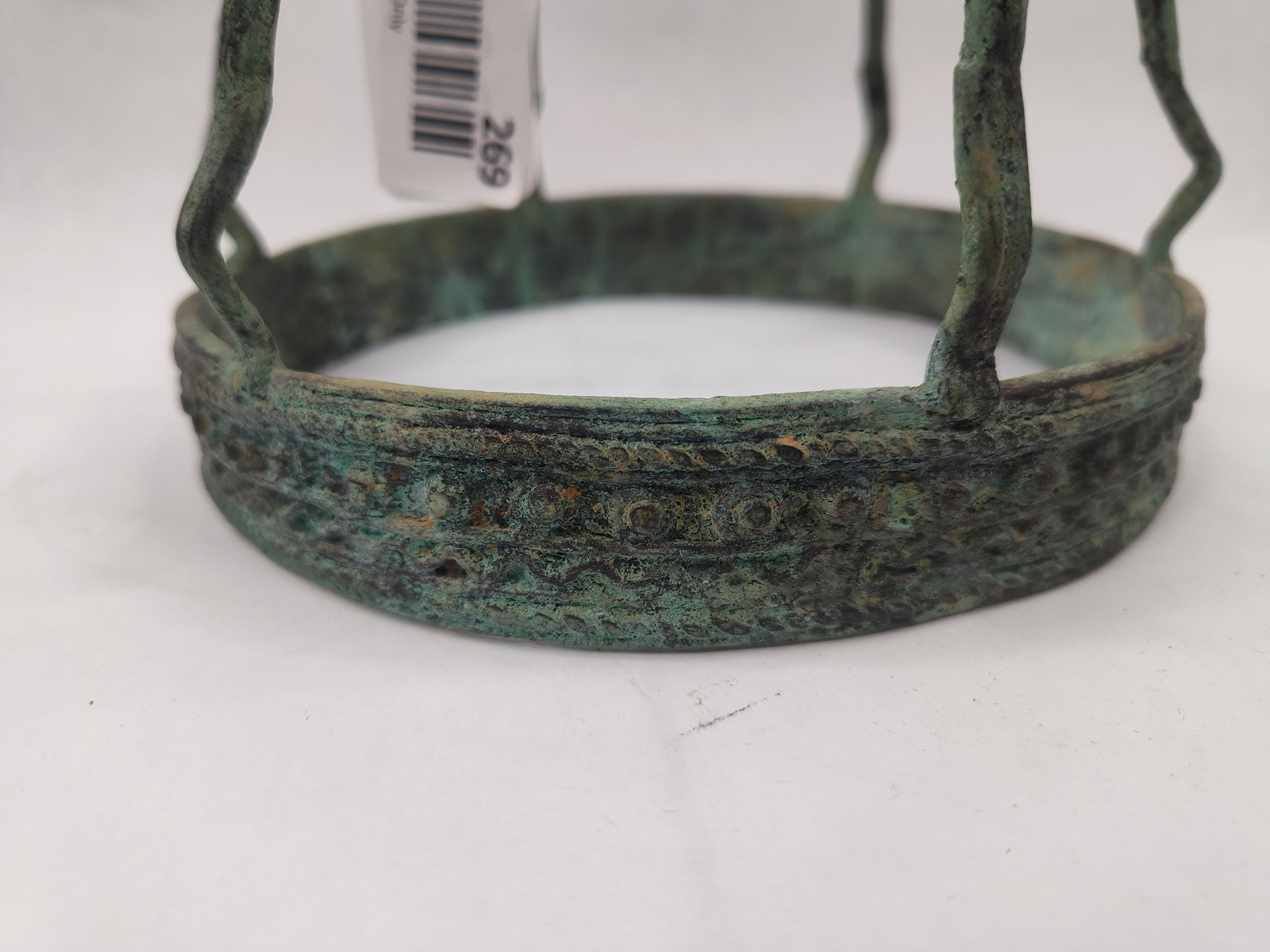 Bronze Openwork Votive Crown - 2