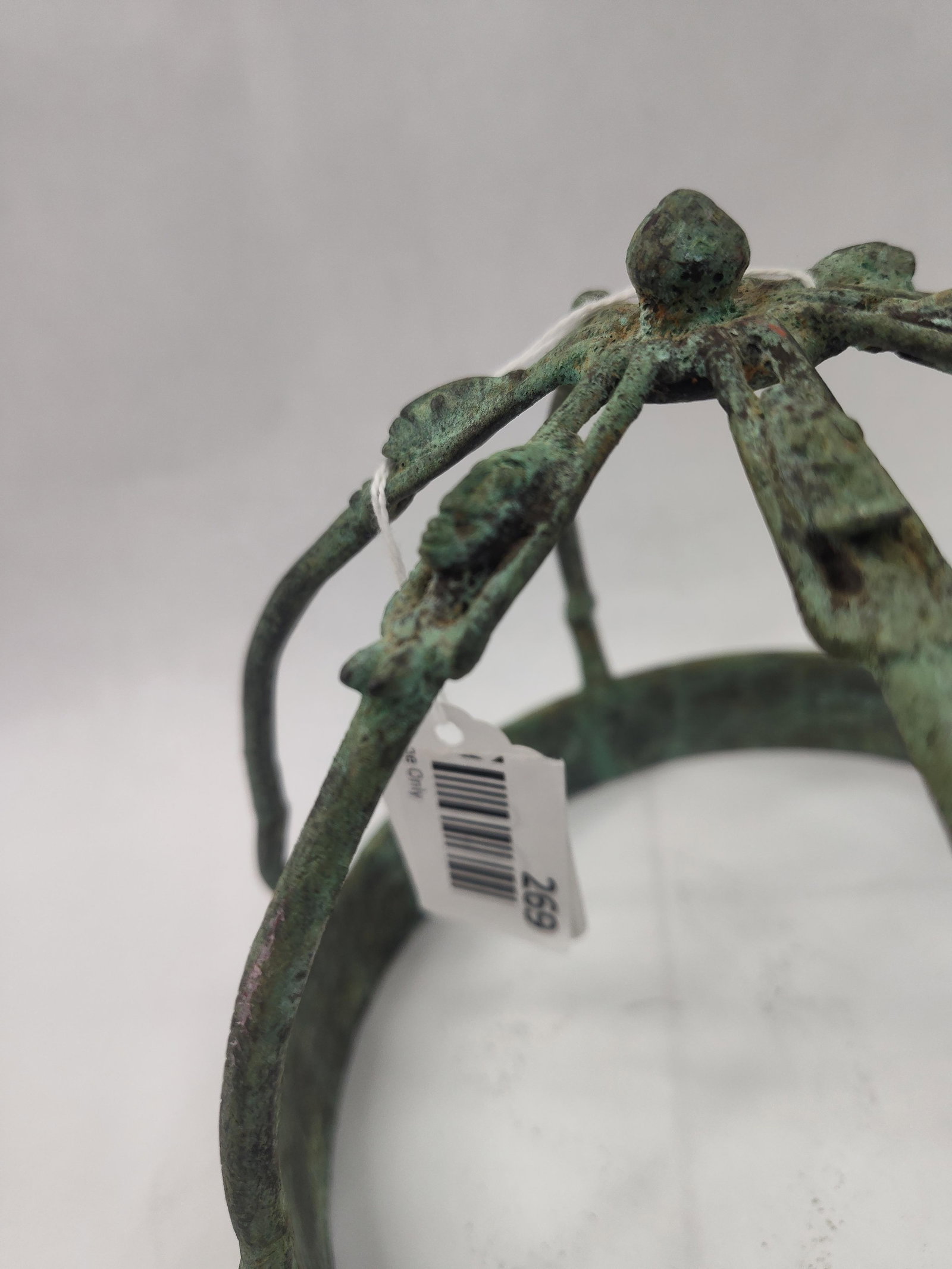 Bronze Openwork Votive Crown - 3