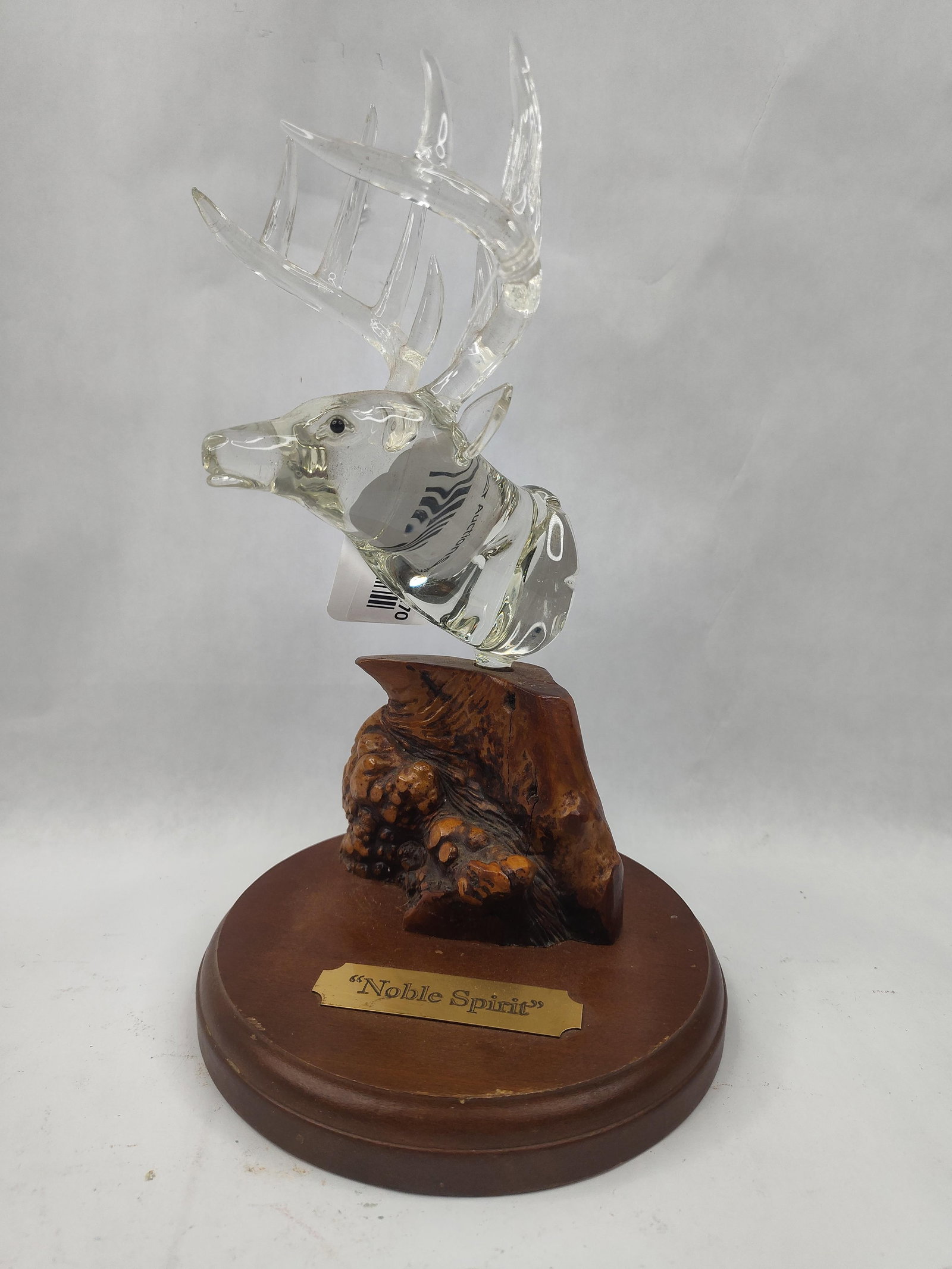 Glass Baron Noble Spirit Deer on Wood (1 of 5)