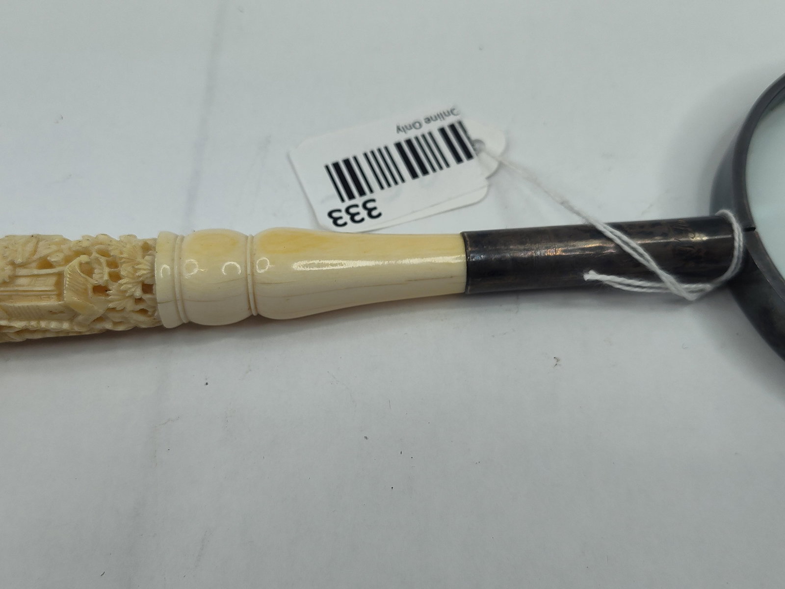 Bone Handle & Silver Mounts Magnifier - 4