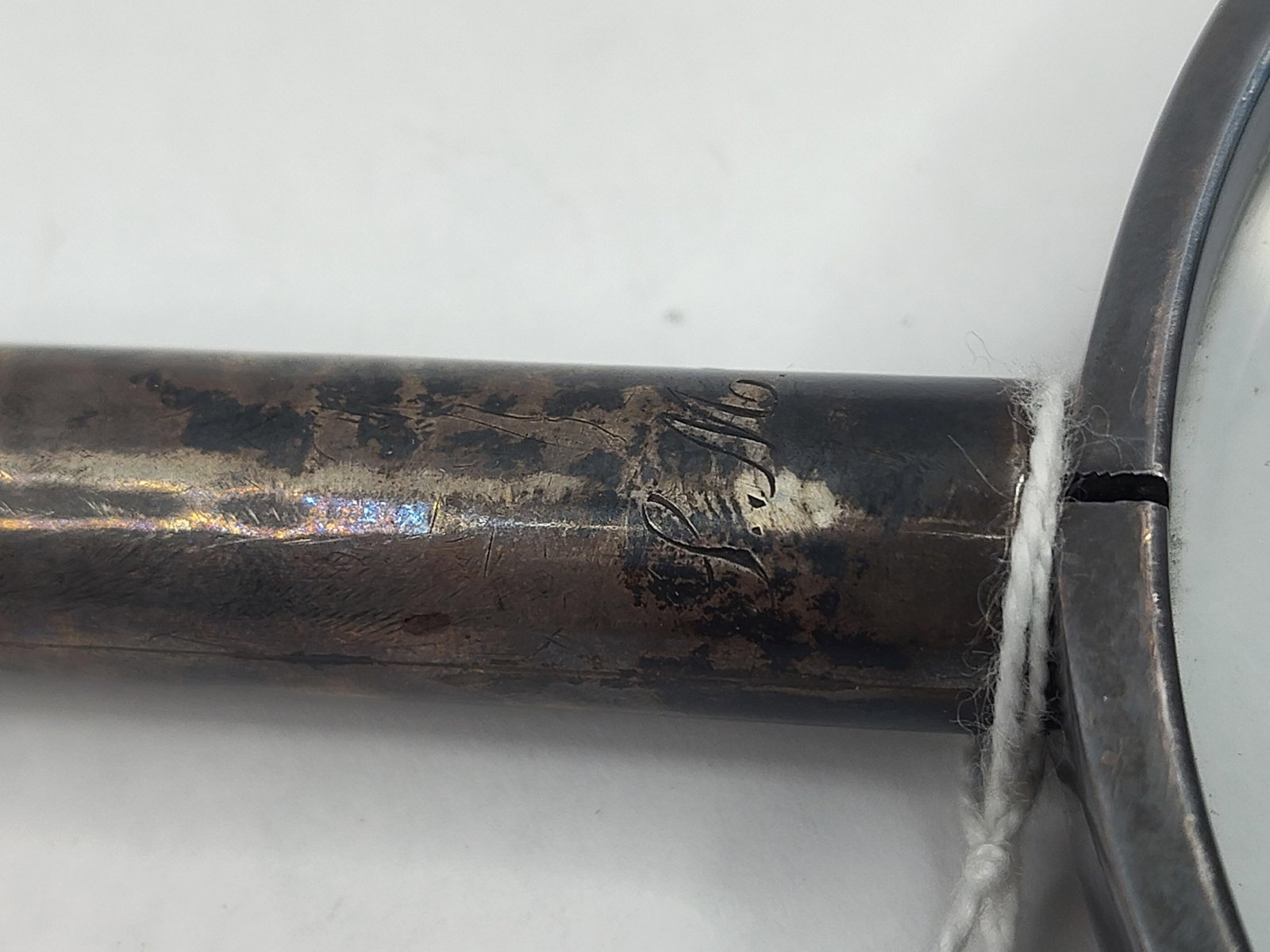 Bone Handle & Silver Mounts Magnifier - 5